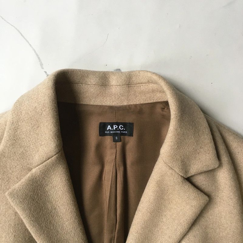 A.P.C. APC Lewis Beige Coat AW 2015 Size US S / EU 44-46 / 1 - 5 Thumbnail
