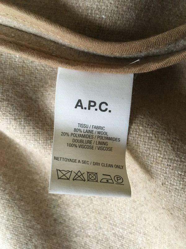 A.P.C. APC Lewis Beige Coat AW 2015 Size US S / EU 44-46 / 1 - 12 Thumbnail