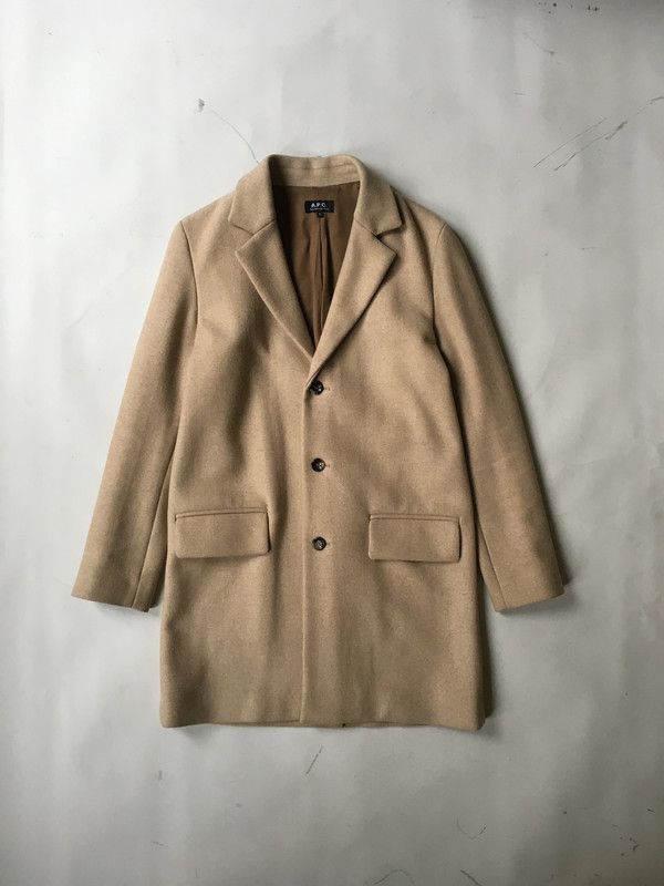 A.P.C. APC Lewis Beige Coat AW 2015 Size US S / EU 44-46 / 1 - 1 Thumbnail
