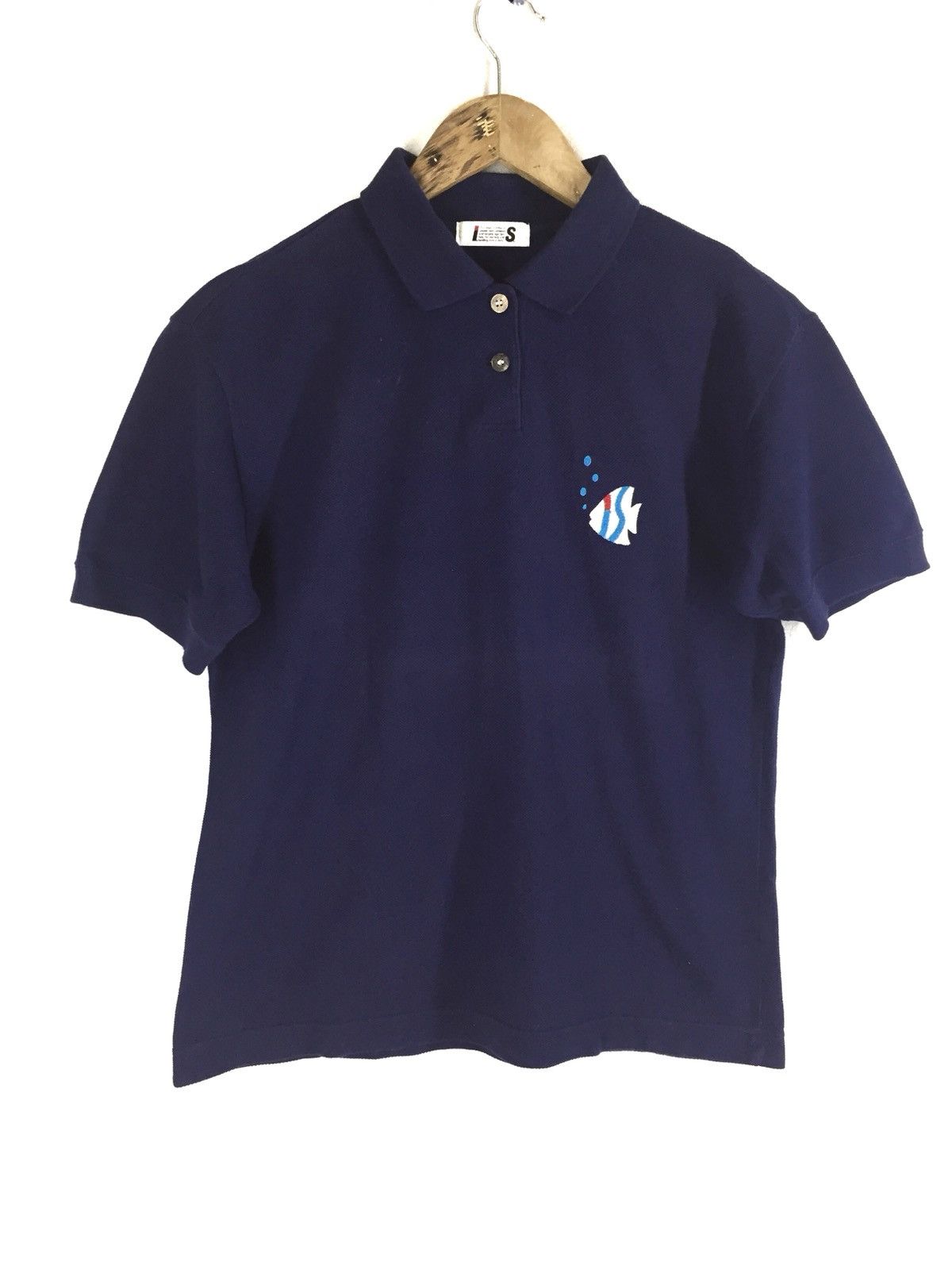Issey Miyake Rare Issey Miyake IS Navy Blue Polo Size US S / EU 44-46 / 1 - 2 Thumbnail