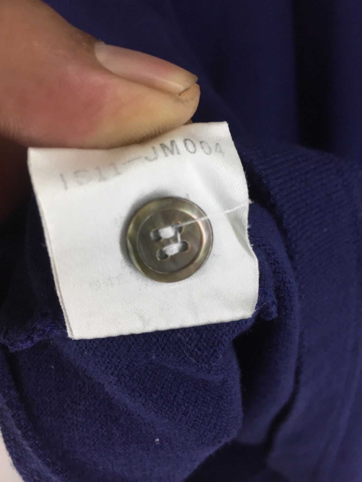 Issey Miyake Rare Issey Miyake IS Navy Blue Polo Size US S / EU 44-46 / 1 - 4 Thumbnail