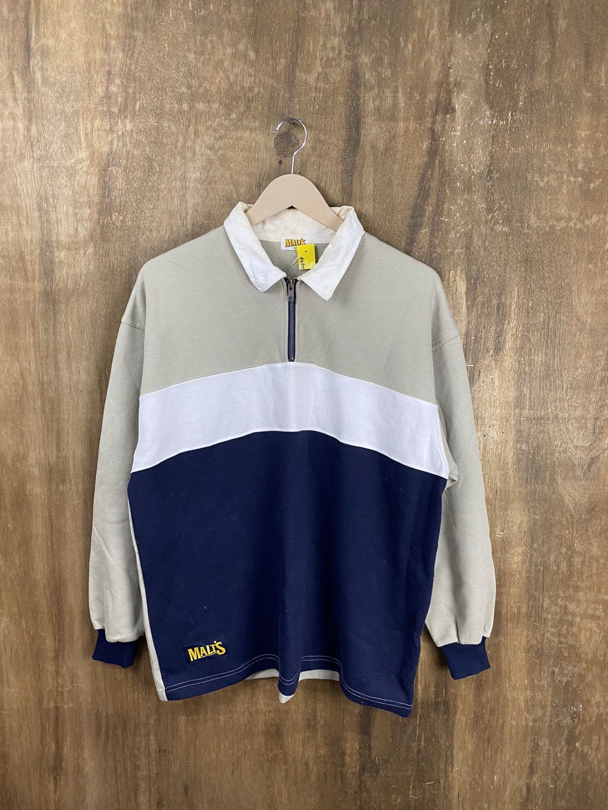 Japanese Brand DLL Malt’s Long vintage Sleeves T-Shirt #2497 Size US M / EU 48-50 / 2 - 1 Thumbnail