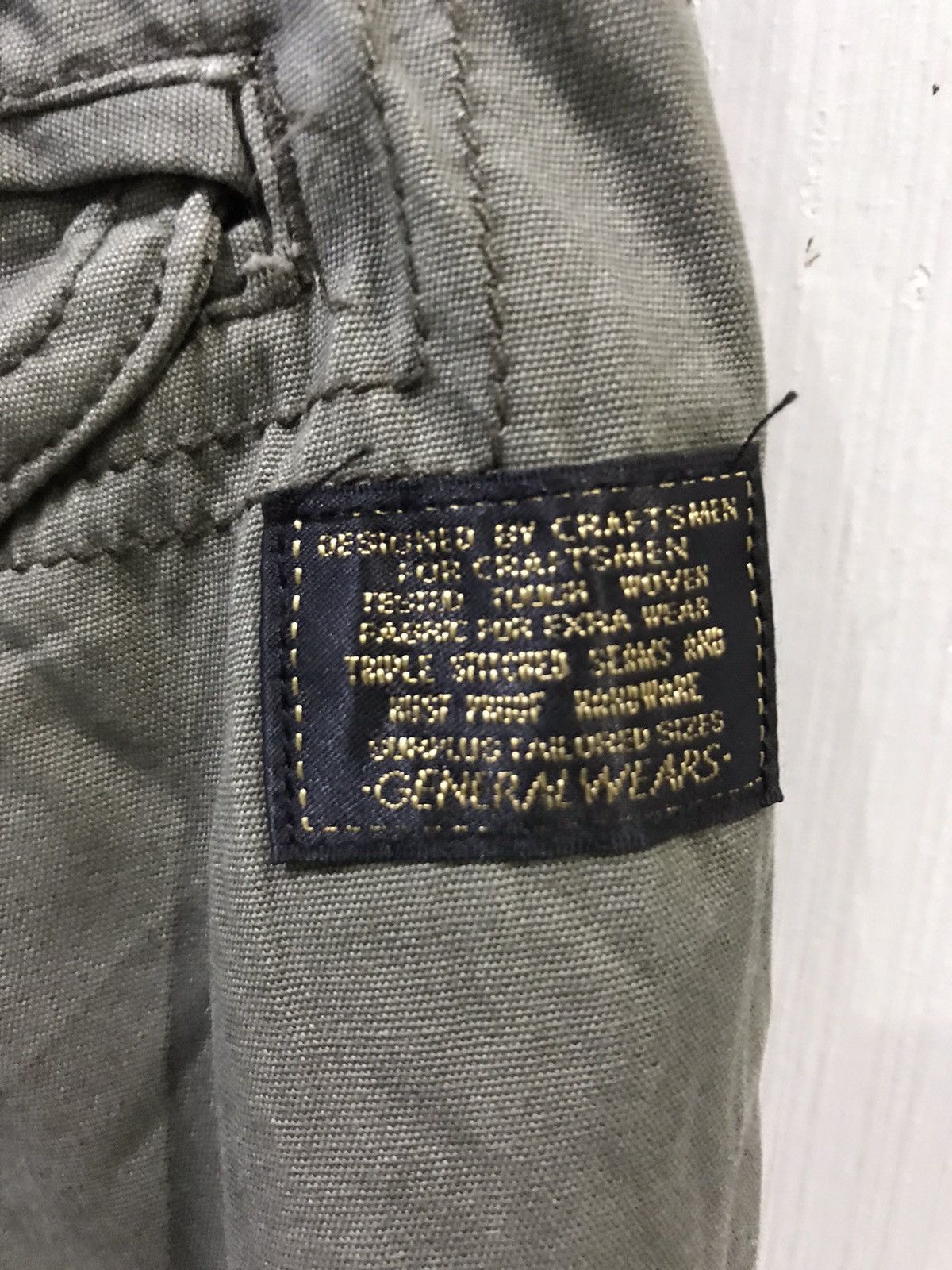 Japanese Brand SURPLUS MILITARY Japan M65 Big Spell Out Logo Cargo Pant Size US 30 / EU 46 - 14 Thumbnail