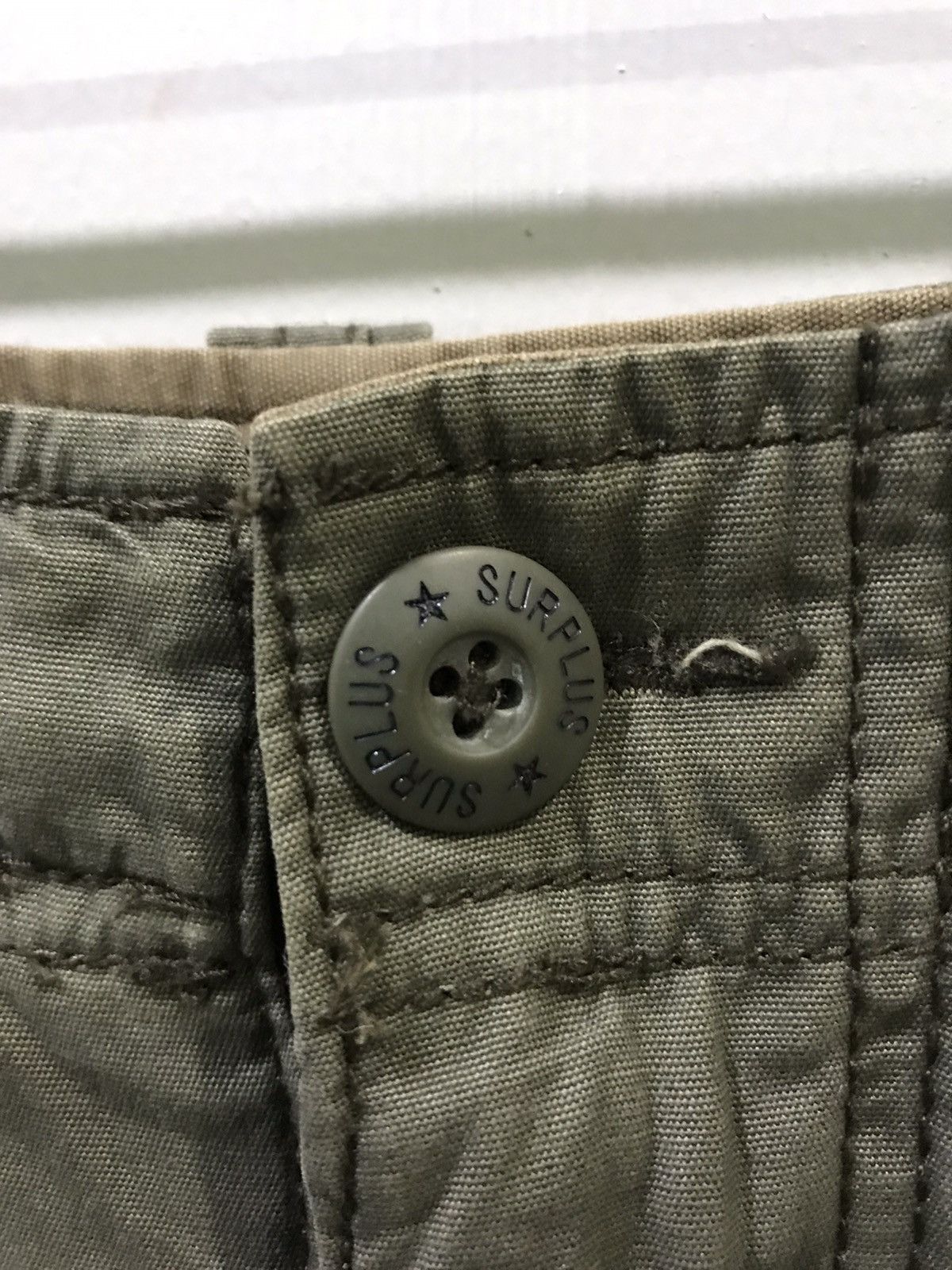 Japanese Brand SURPLUS MILITARY Japan M65 Big Spell Out Logo Cargo Pant Size US 30 / EU 46 - 7 Thumbnail
