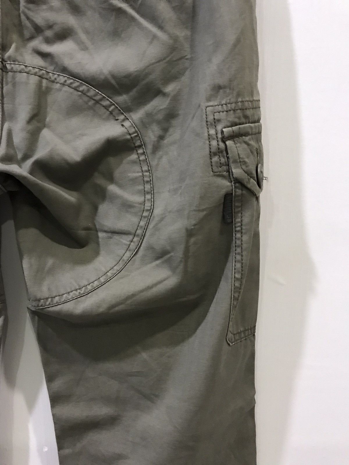 Japanese Brand SURPLUS MILITARY Japan M65 Big Spell Out Logo Cargo Pant Size US 30 / EU 46 - 11 Thumbnail