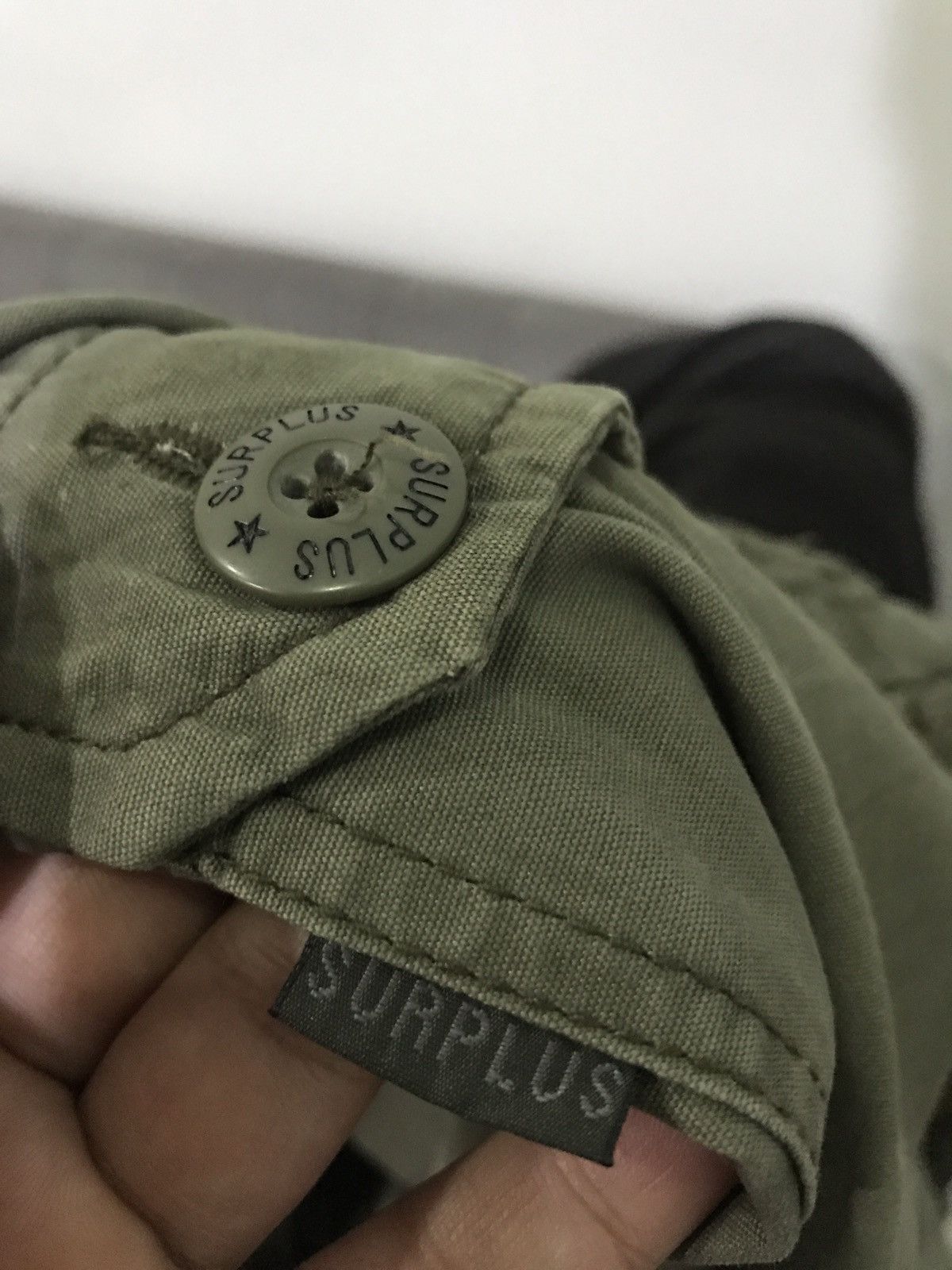 Japanese Brand SURPLUS MILITARY Japan M65 Big Spell Out Logo Cargo Pant Size US 30 / EU 46 - 20 Thumbnail