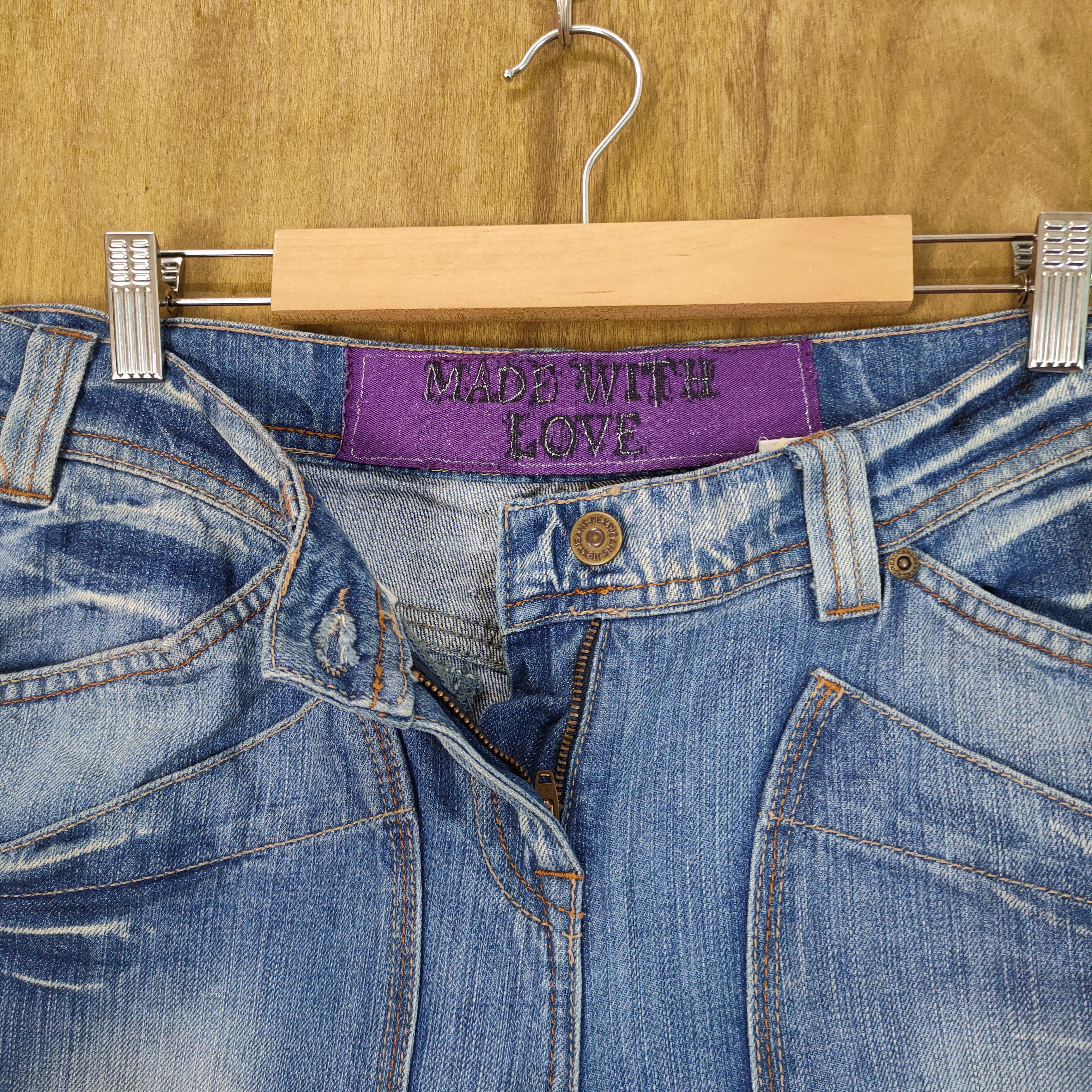If Six Was Nine × Japanese Brand × Jean VINTAGE JAPANESE FLARED WOMAN CARGO PANTS Size US 33 - 13 Thumbnail