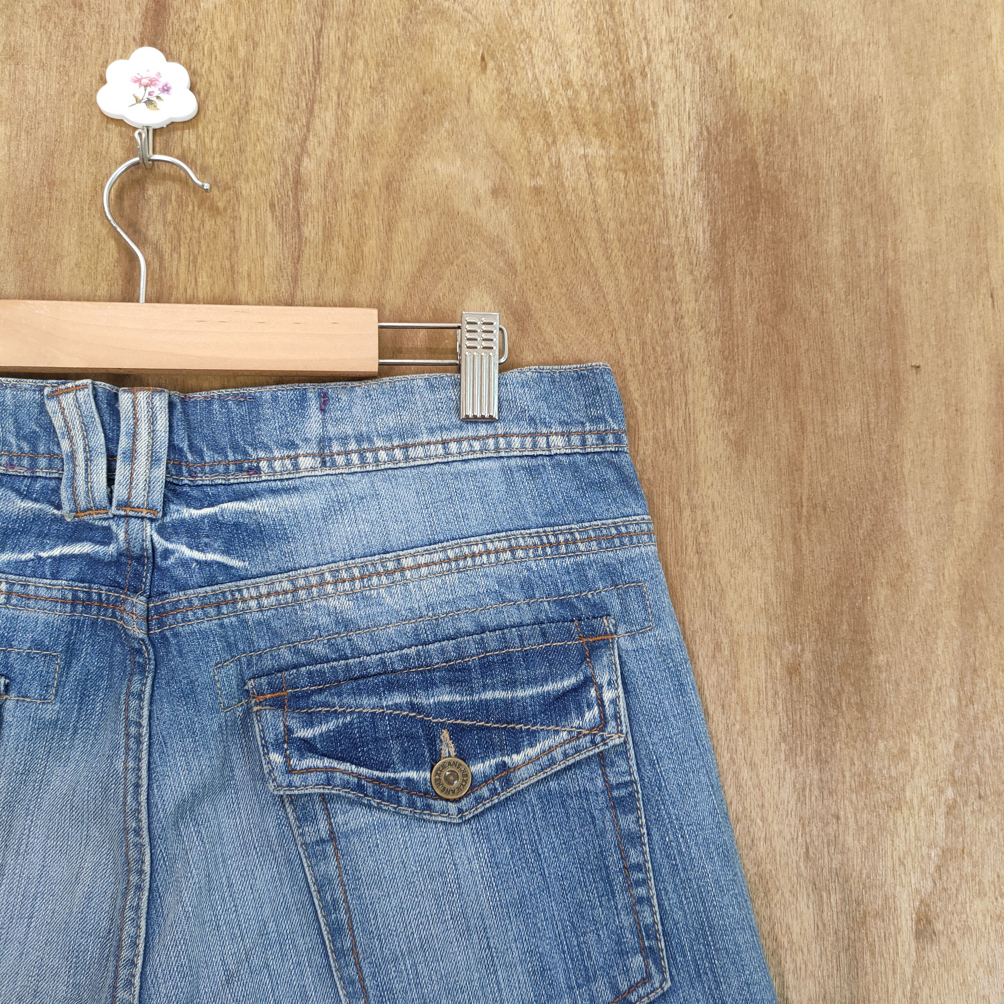 If Six Was Nine × Japanese Brand × Jean VINTAGE JAPANESE FLARED WOMAN CARGO PANTS Size US 33 - 12 Thumbnail