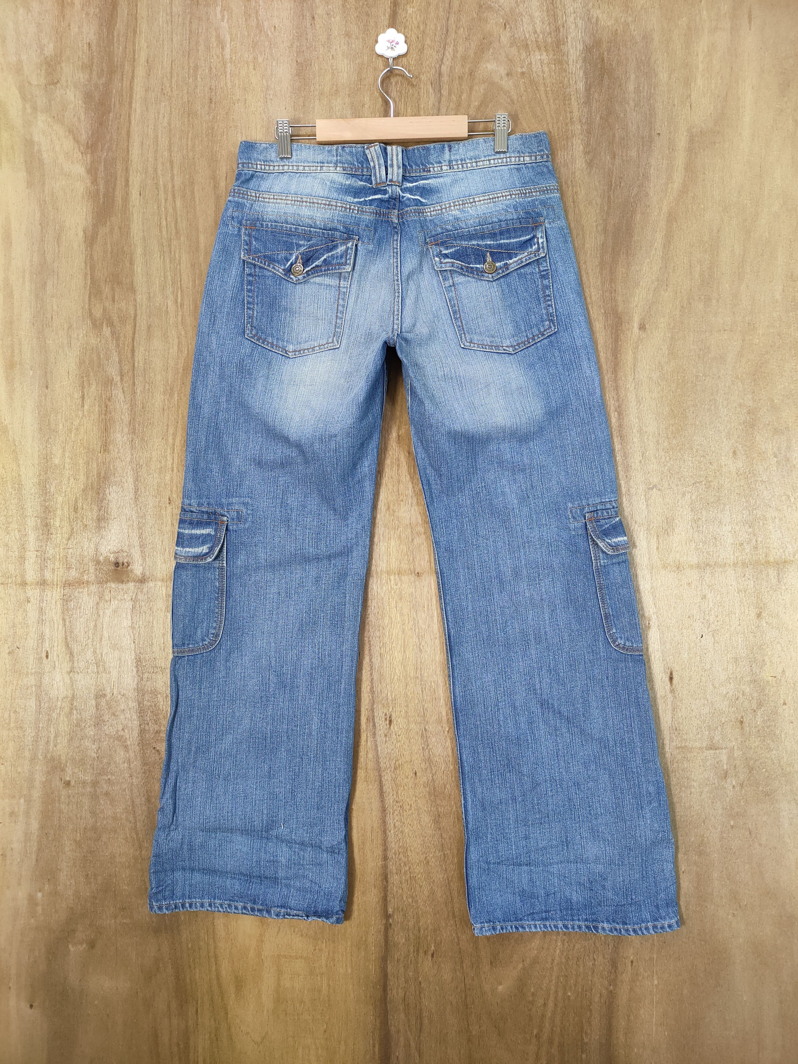 If Six Was Nine × Japanese Brand × Jean VINTAGE JAPANESE FLARED WOMAN CARGO PANTS Size US 33 - 8 Thumbnail