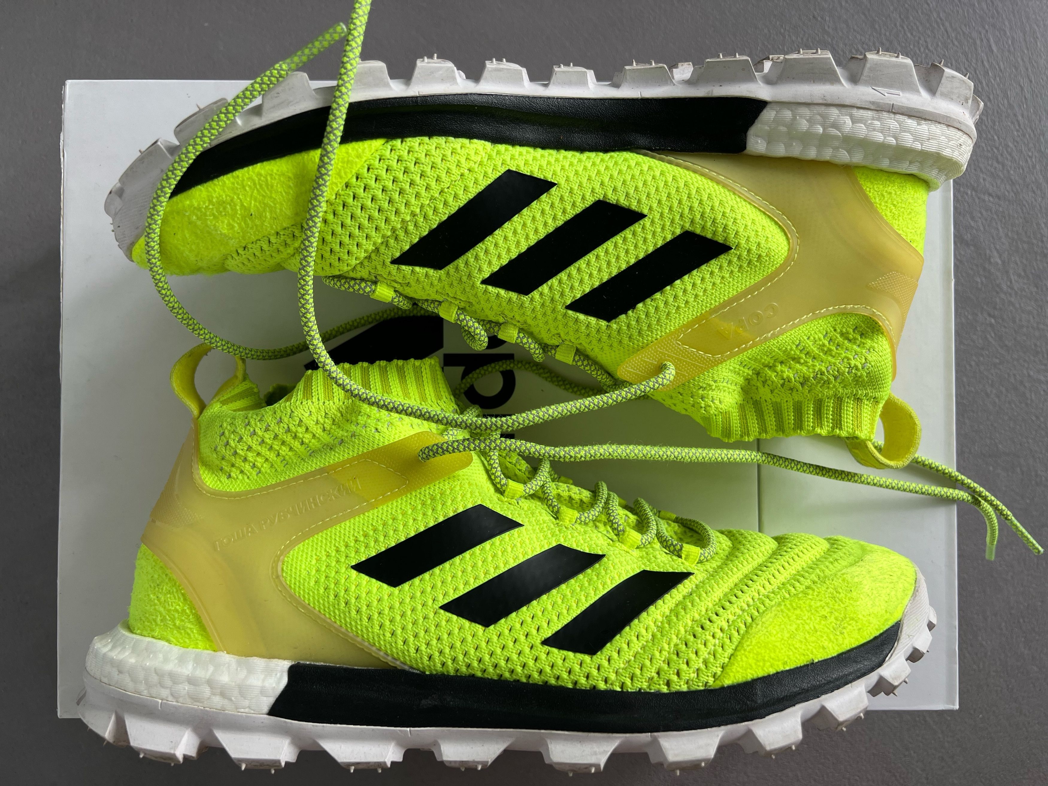 Adidas × Gosha Rubchinskiy Adidas x Gosha Rubchinskiy Copa Trainers, Neon Yellow Size US 10 / EU 43 - 2 Thumbnail
