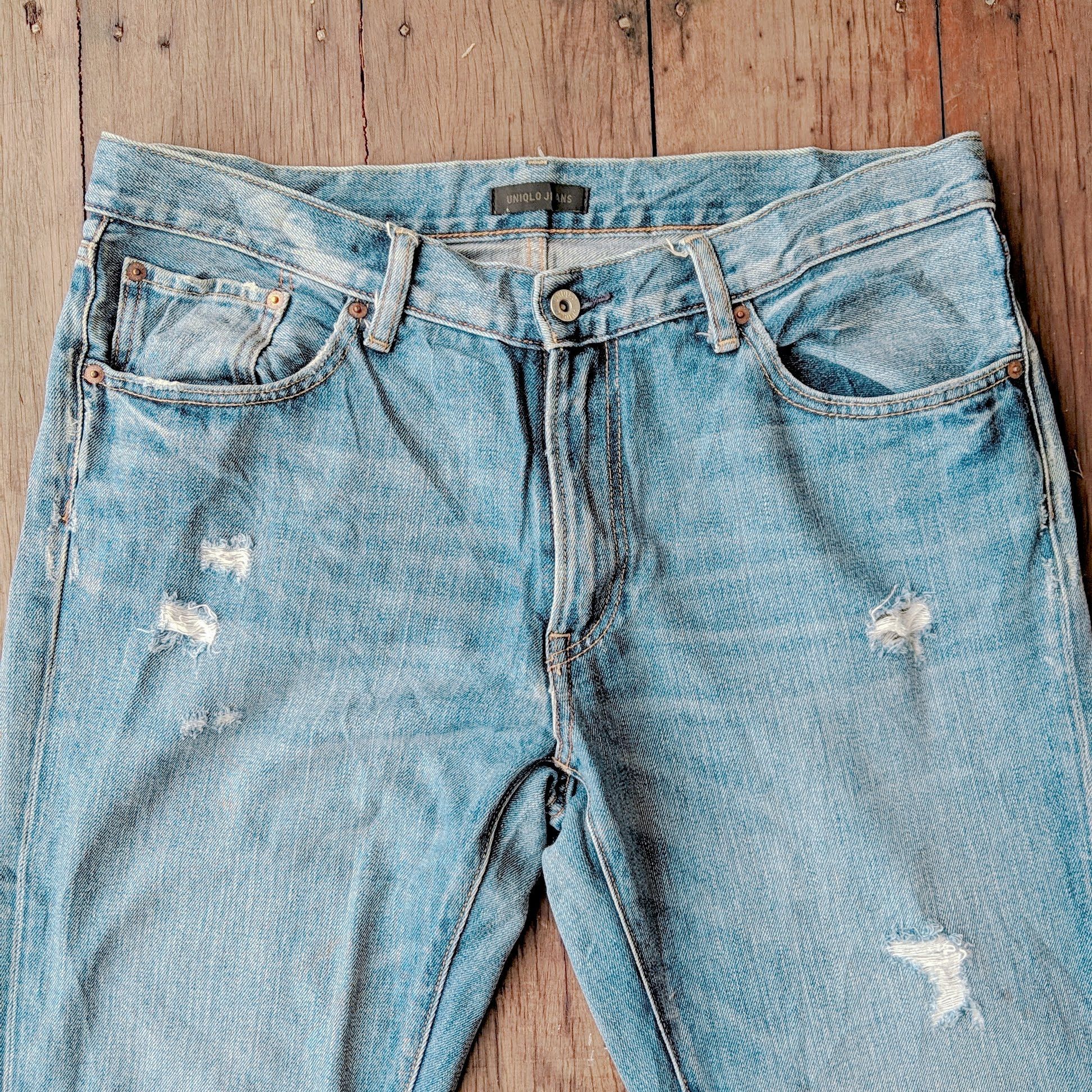 Japanese Brand × Jean × Vintage Vintage Japanese Distressed Denim Jeans Pants Size US 36 / EU 52 - 2 Thumbnail