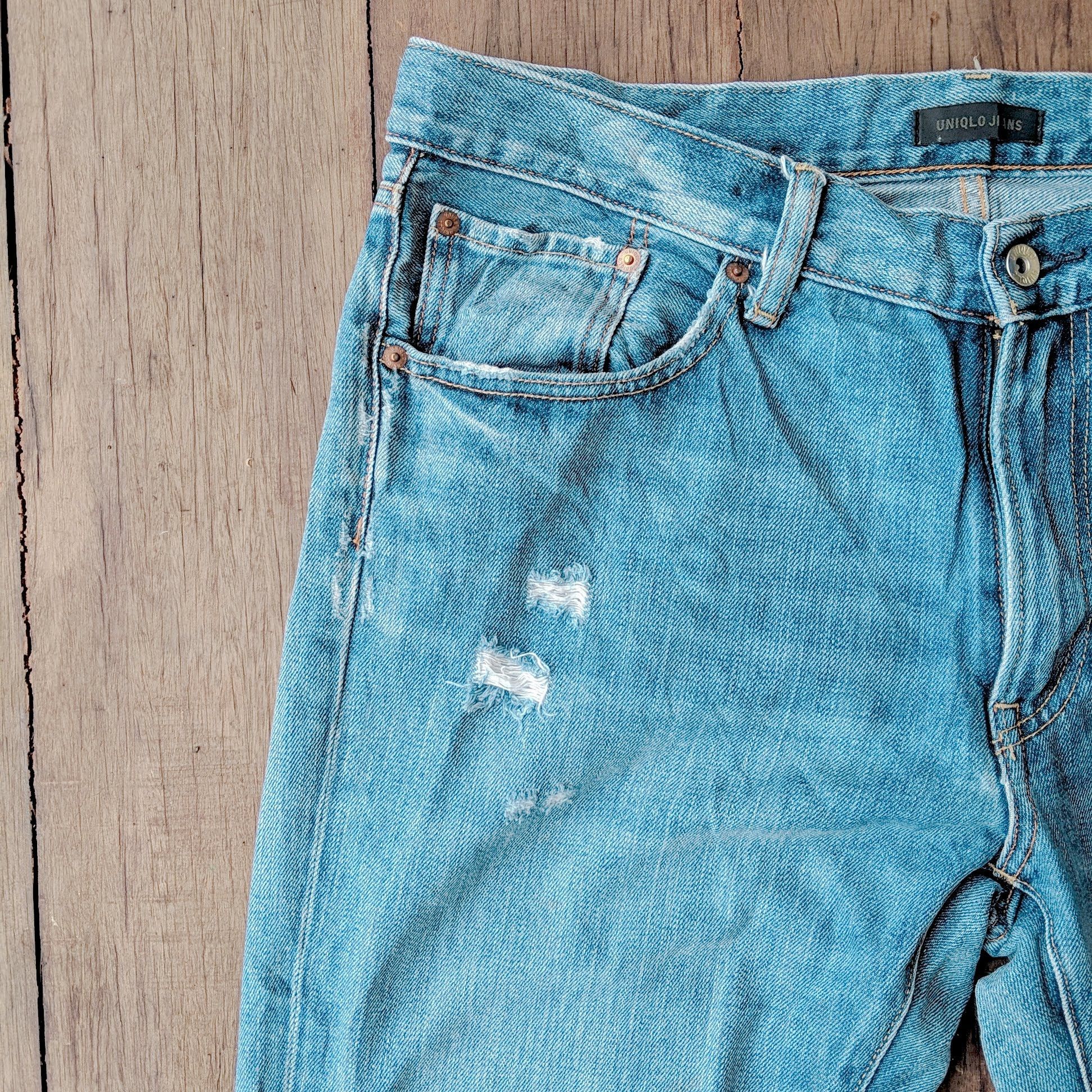 Japanese Brand × Jean × Vintage Vintage Japanese Distressed Denim Jeans Pants Size US 36 / EU 52 - 3 Thumbnail