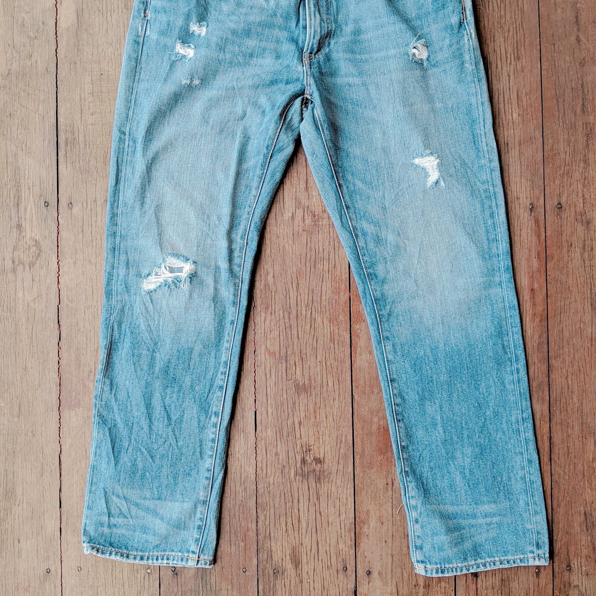 Japanese Brand × Jean × Vintage Vintage Japanese Distressed Denim Jeans Pants Size US 36 / EU 52 - 7 Thumbnail
