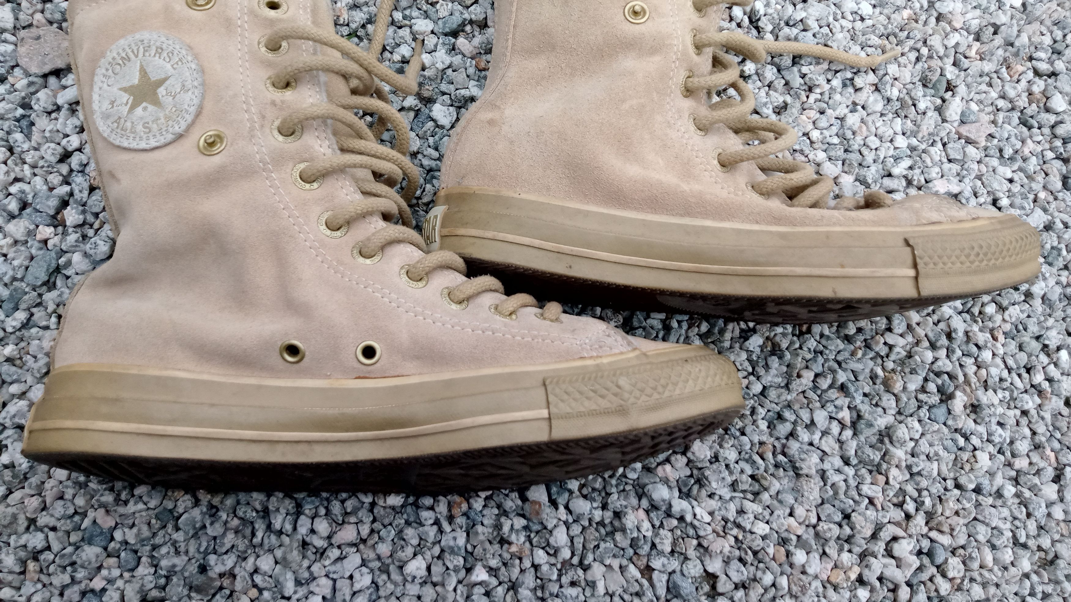 Converse Vintage Converse Leather High Top Sneakers Size US 6 / EU 39 - 13 Thumbnail