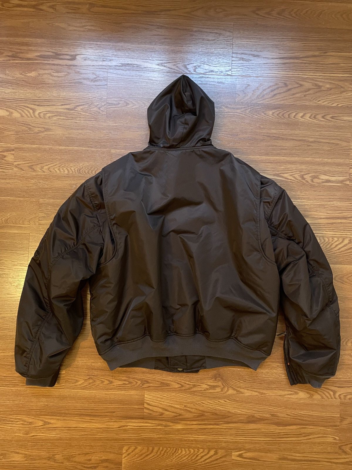 Balenciaga SS22 3B Sports Icon Light Hooded Bomber | Grailed