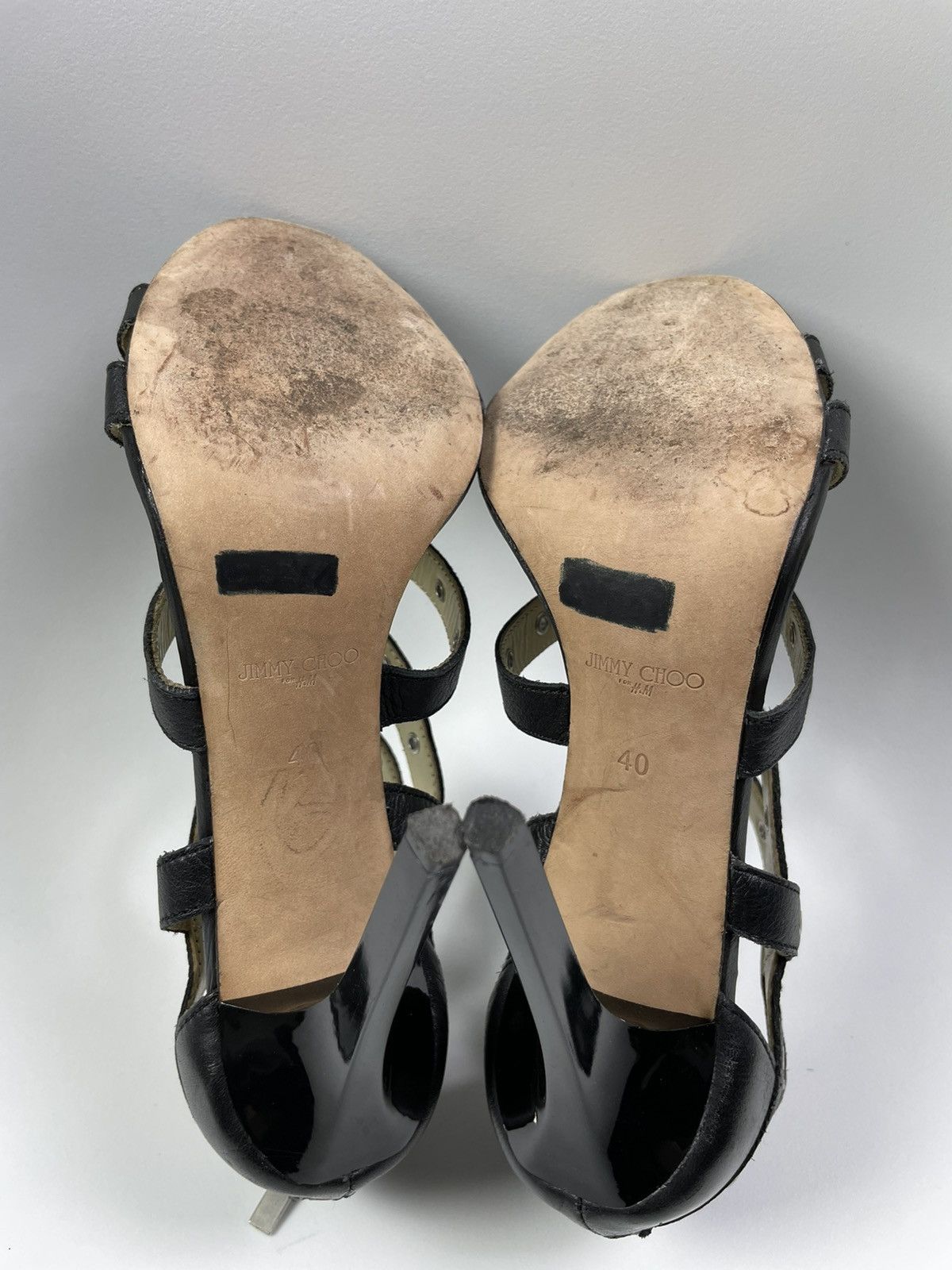 H&M × Jimmy Choo Jimmy Choo for hm heels leather Size US 9 / IT 39 - 8 Thumbnail
