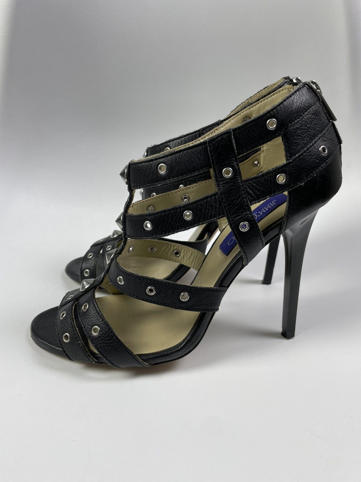 H&M × Jimmy Choo Jimmy Choo for hm heels leather Size US 9 / IT 39 - 5 Thumbnail