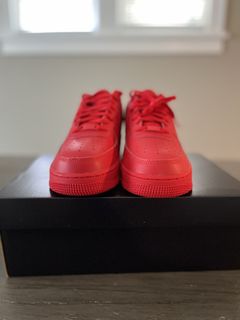 Size 10 - Nike Air Force 1 Low '07 Triple Red - Ds