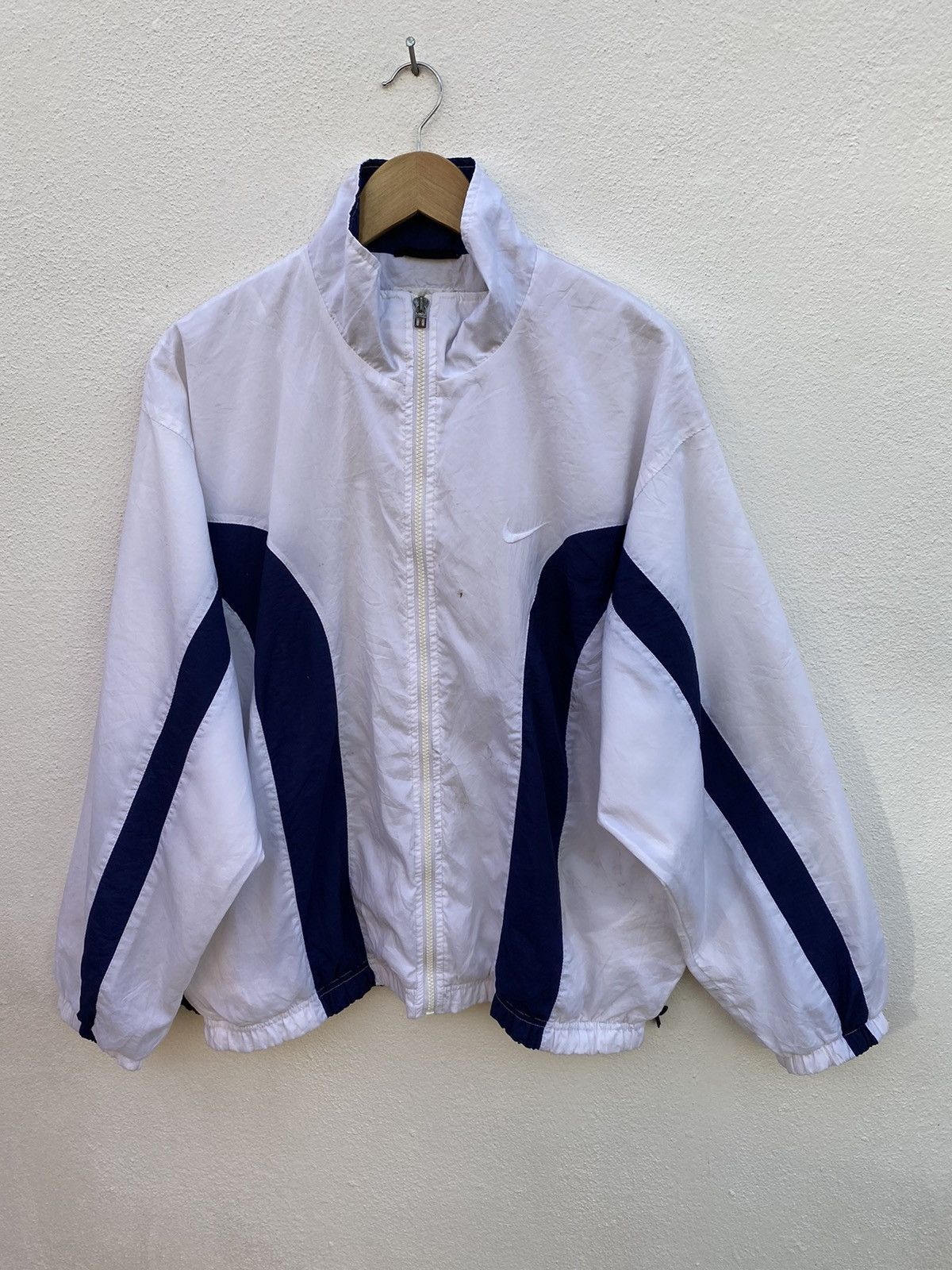 Nike × Vintage Vintage Nike Big swosh logo windbraker Size US L / EU 52-54 / 3 - 2 Thumbnail