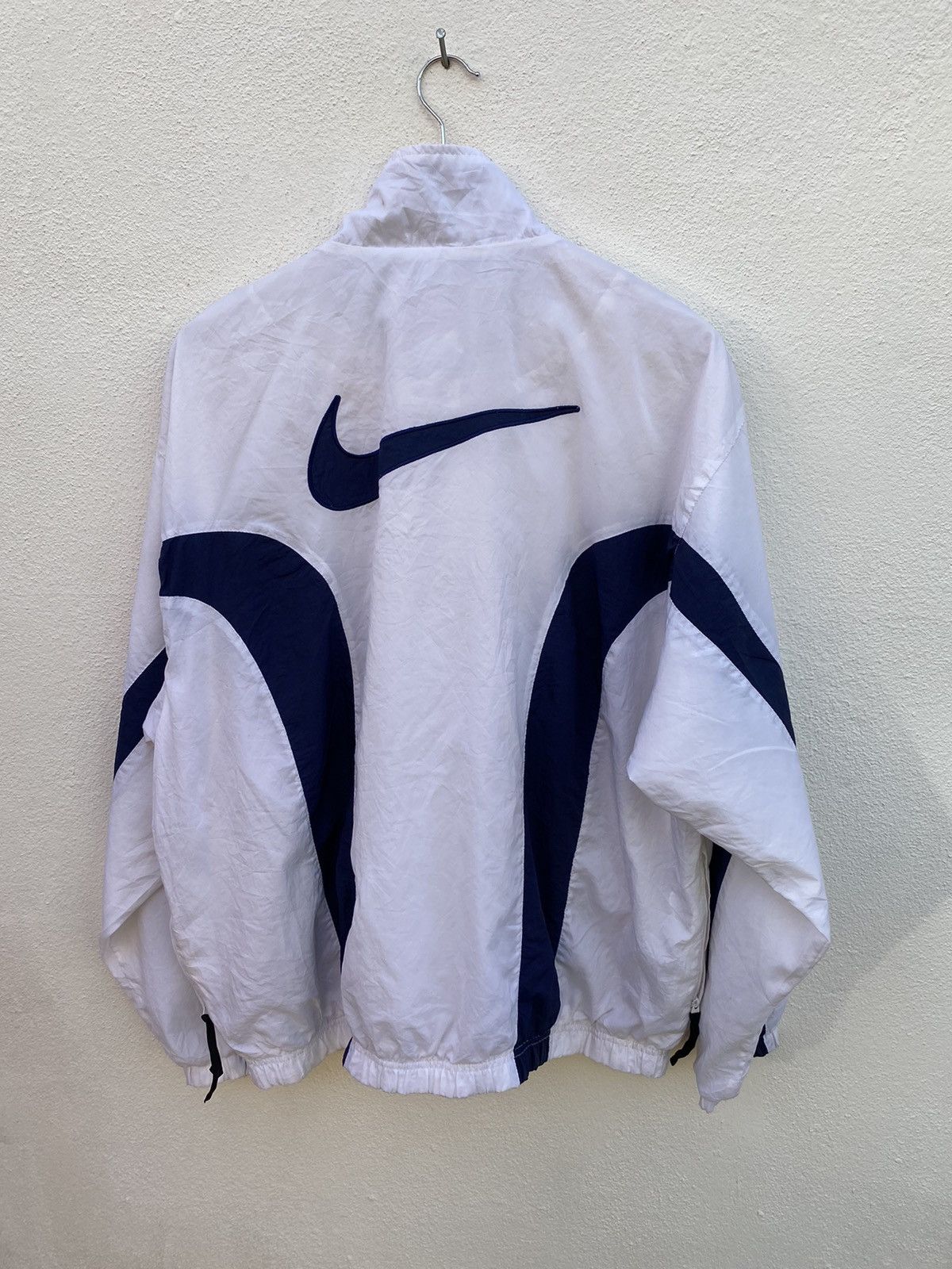 Nike × Vintage Vintage Nike Big swosh logo windbraker Size US L / EU 52-54 / 3 - 1 Thumbnail