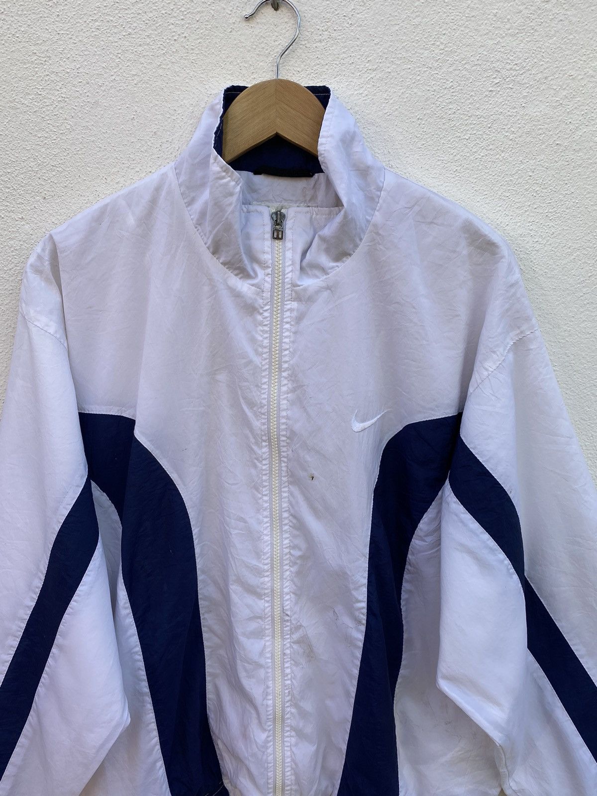 Nike × Vintage Vintage Nike Big swosh logo windbraker Size US L / EU 52-54 / 3 - 3 Thumbnail