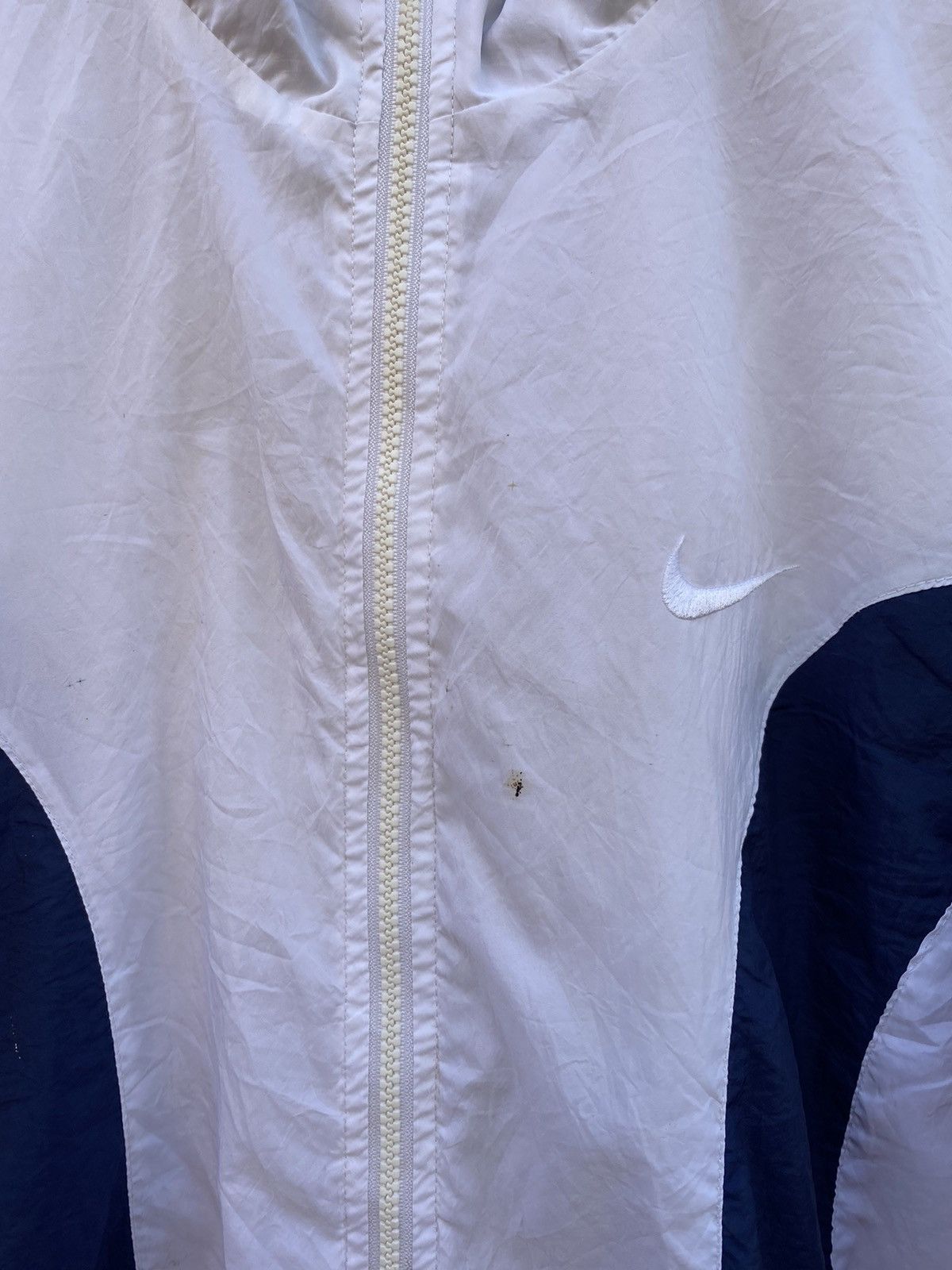 Nike × Vintage Vintage Nike Big swosh logo windbraker Size US L / EU 52-54 / 3 - 5 Thumbnail