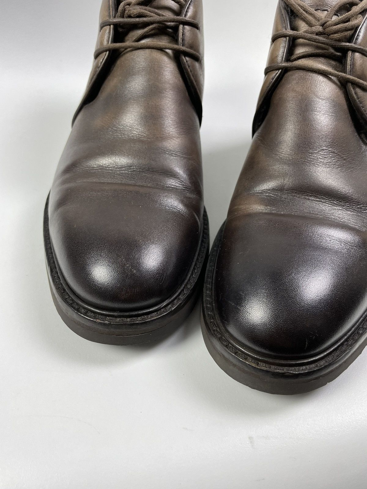 Ermenegildo Zegna Ermenegildo Zegna Genuine Leather Boots Fur Trim size 41 Size US 8 / EU 41 - 5 Thumbnail