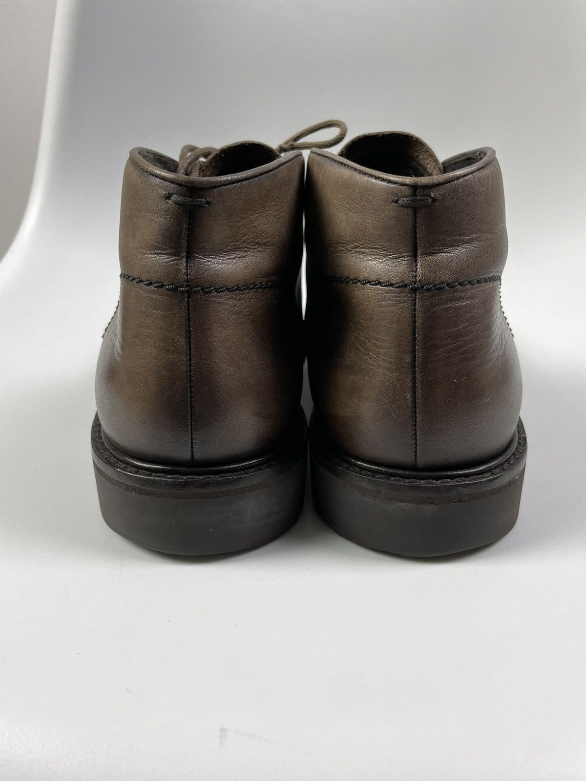 Ermenegildo Zegna Ermenegildo Zegna Genuine Leather Boots Fur Trim size 41 Size US 8 / EU 41 - 3 Thumbnail