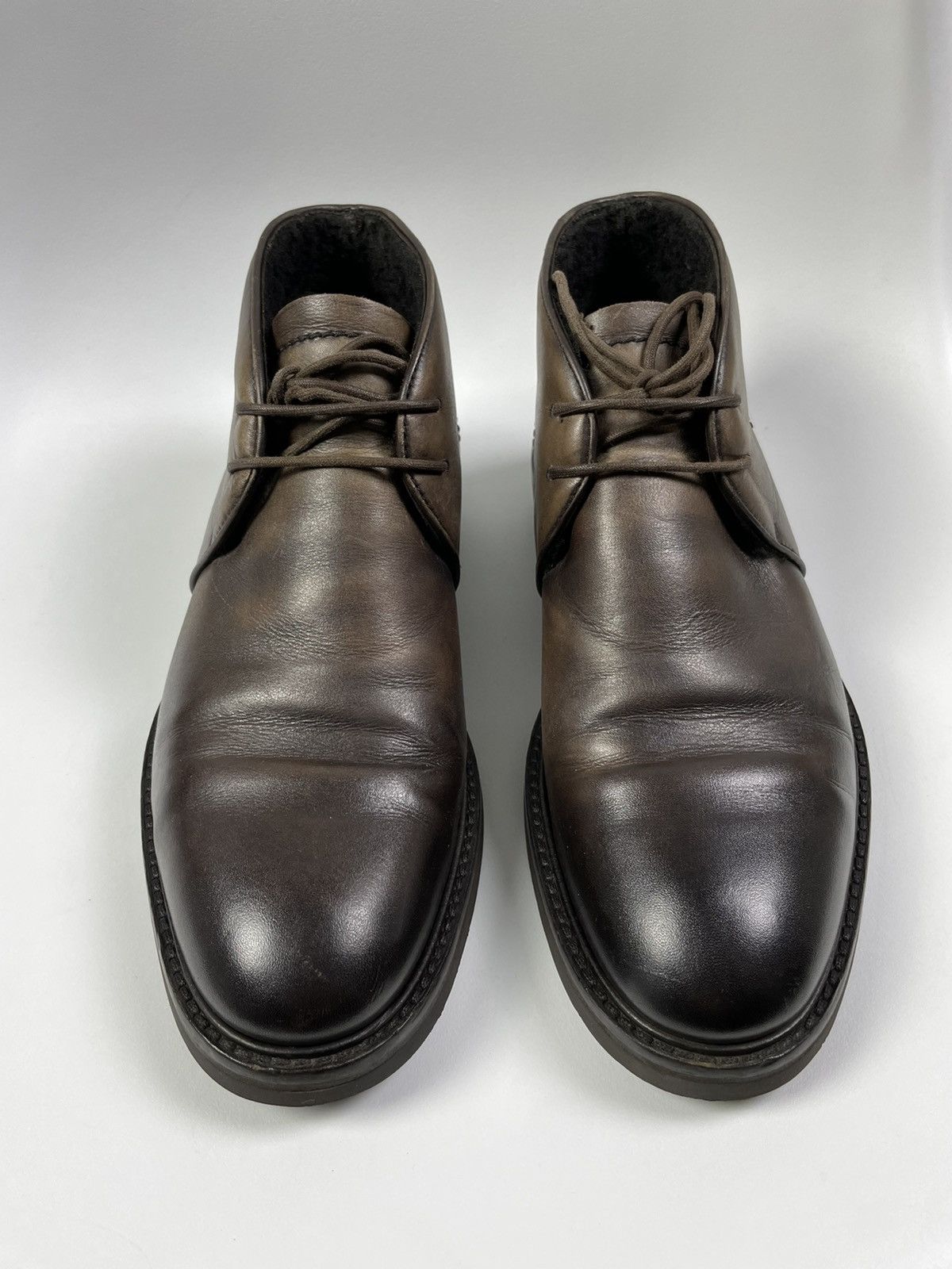 Ermenegildo Zegna Ermenegildo Zegna Genuine Leather Boots Fur Trim size 41 Size US 8 / EU 41 - 2 Thumbnail