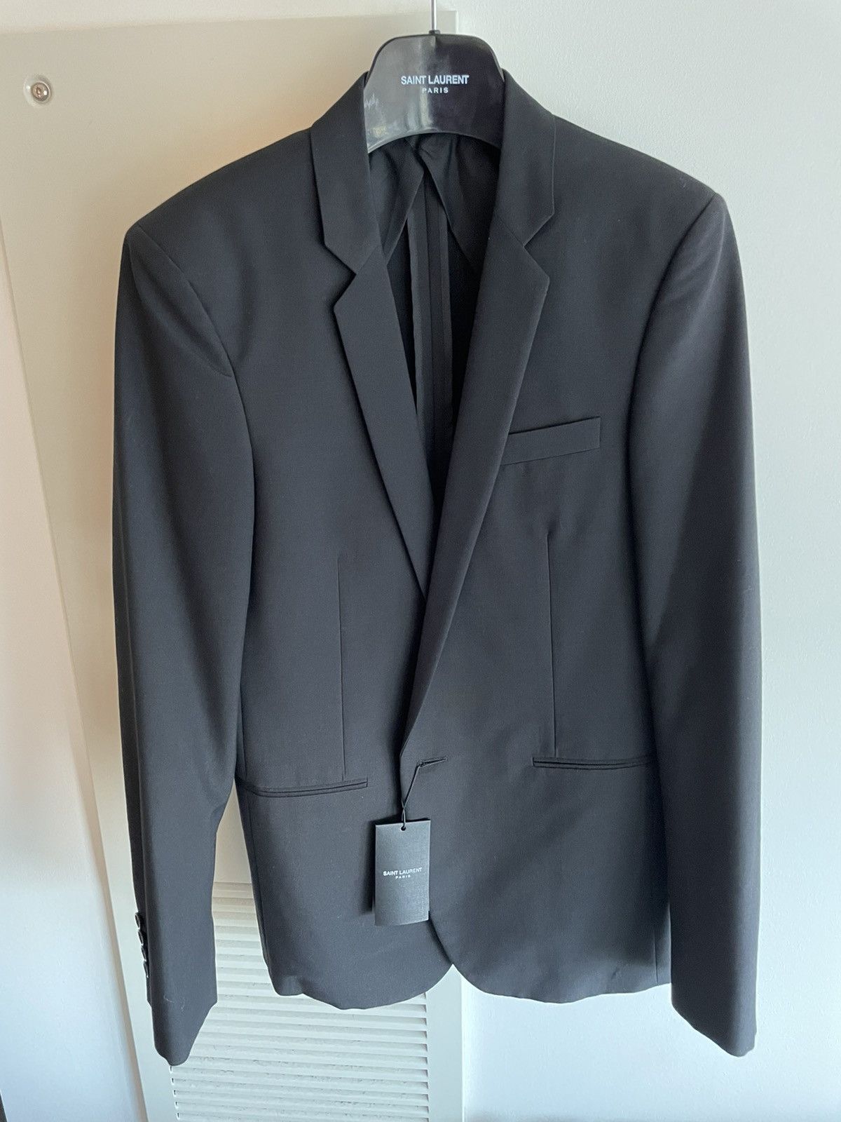 Saint Laurent Paris $3,000 Value Super Runway Sold Out Classic Blazer Brand New Size 46S - 11 Thumbnail