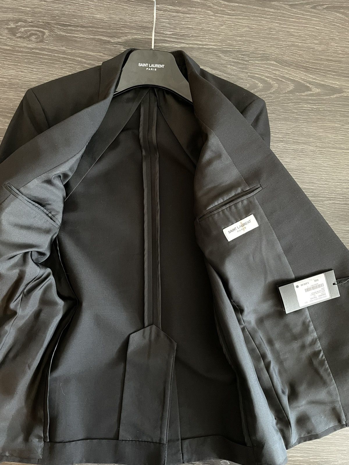 Saint Laurent Paris $3,000 Value Super Runway Sold Out Classic Blazer Brand New Size 46S - 14 Thumbnail