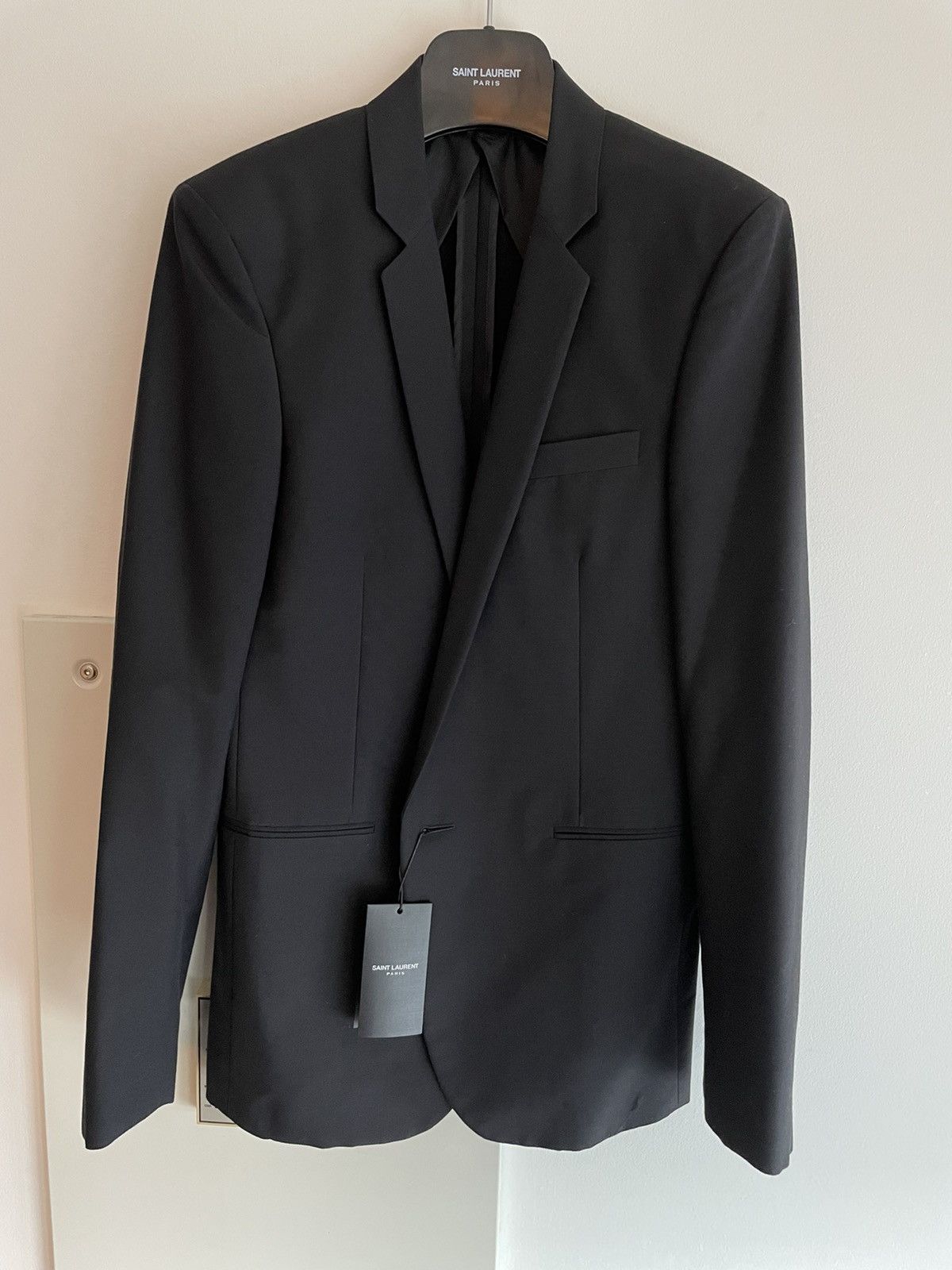 Saint Laurent Paris $3,000 Value Super Runway Sold Out Classic Blazer Brand New Size 46S - 8 Thumbnail