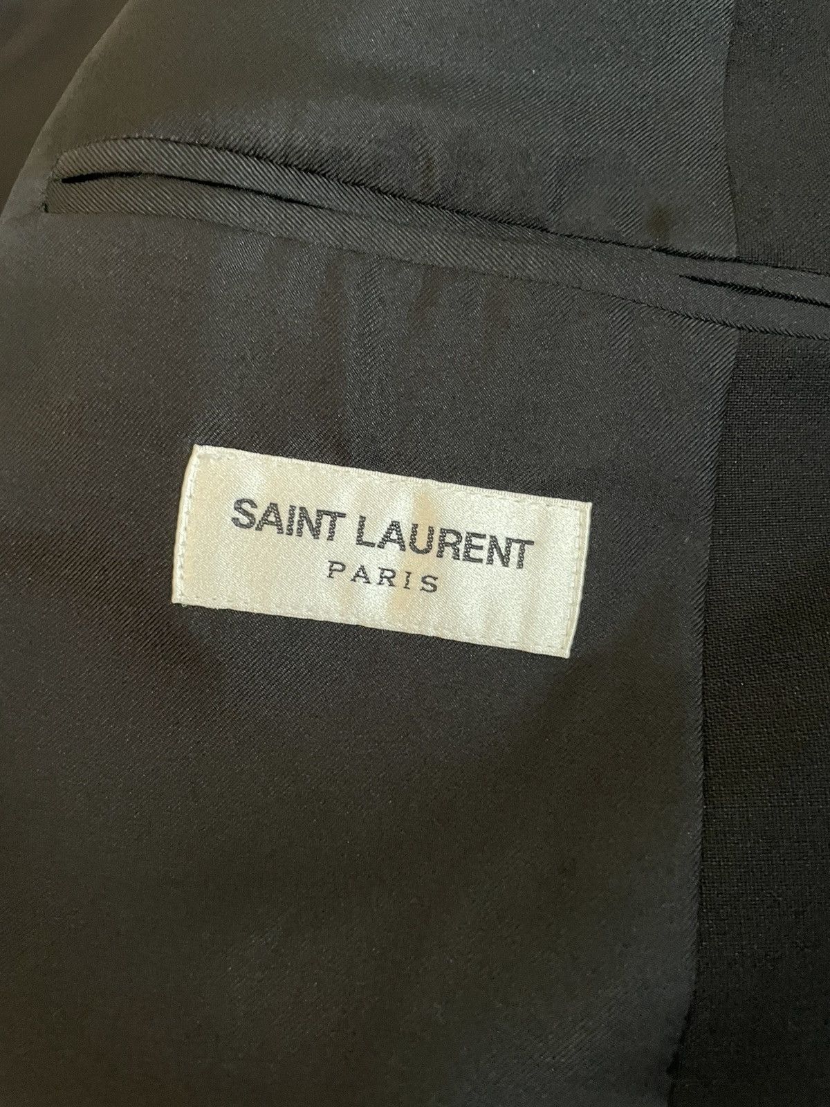Saint Laurent Paris $3,000 Value Super Runway Sold Out Classic Blazer Brand New Size 46S - 13 Thumbnail