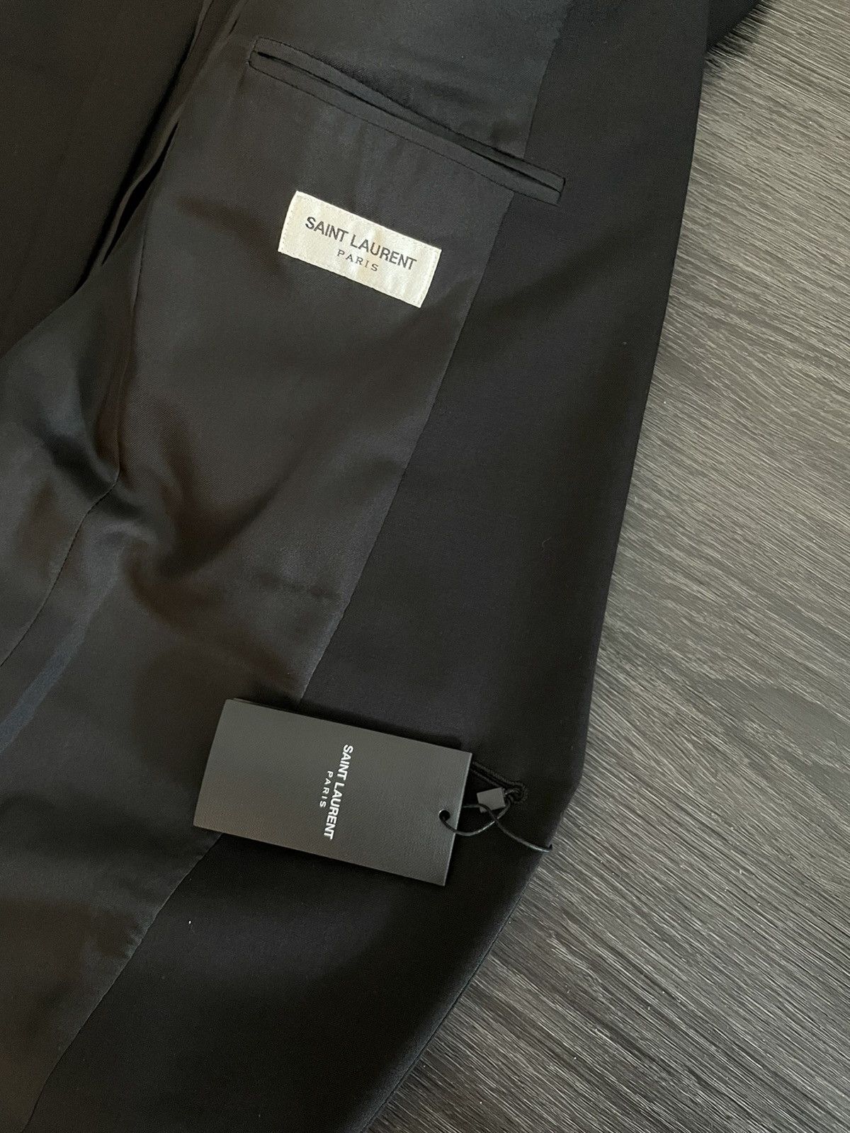 Saint Laurent Paris $3,000 Value Super Runway Sold Out Classic Blazer Brand New Size 46S - 12 Thumbnail