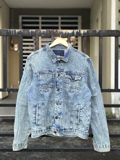 Zara Zara 1975 denim trucker jacket jeans Grailed