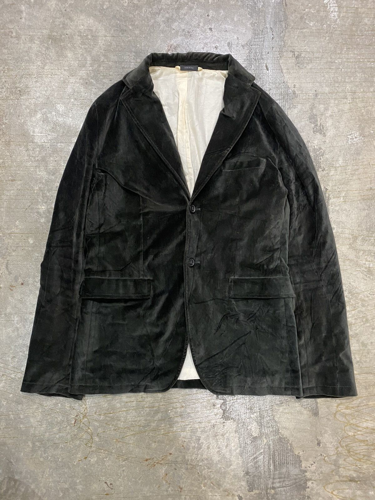Jil Sander × Raf Simons AW2011 Raf simons era Jil sander velour Jacket Size US M / EU 48-50 / 2 - 2 Thumbnail