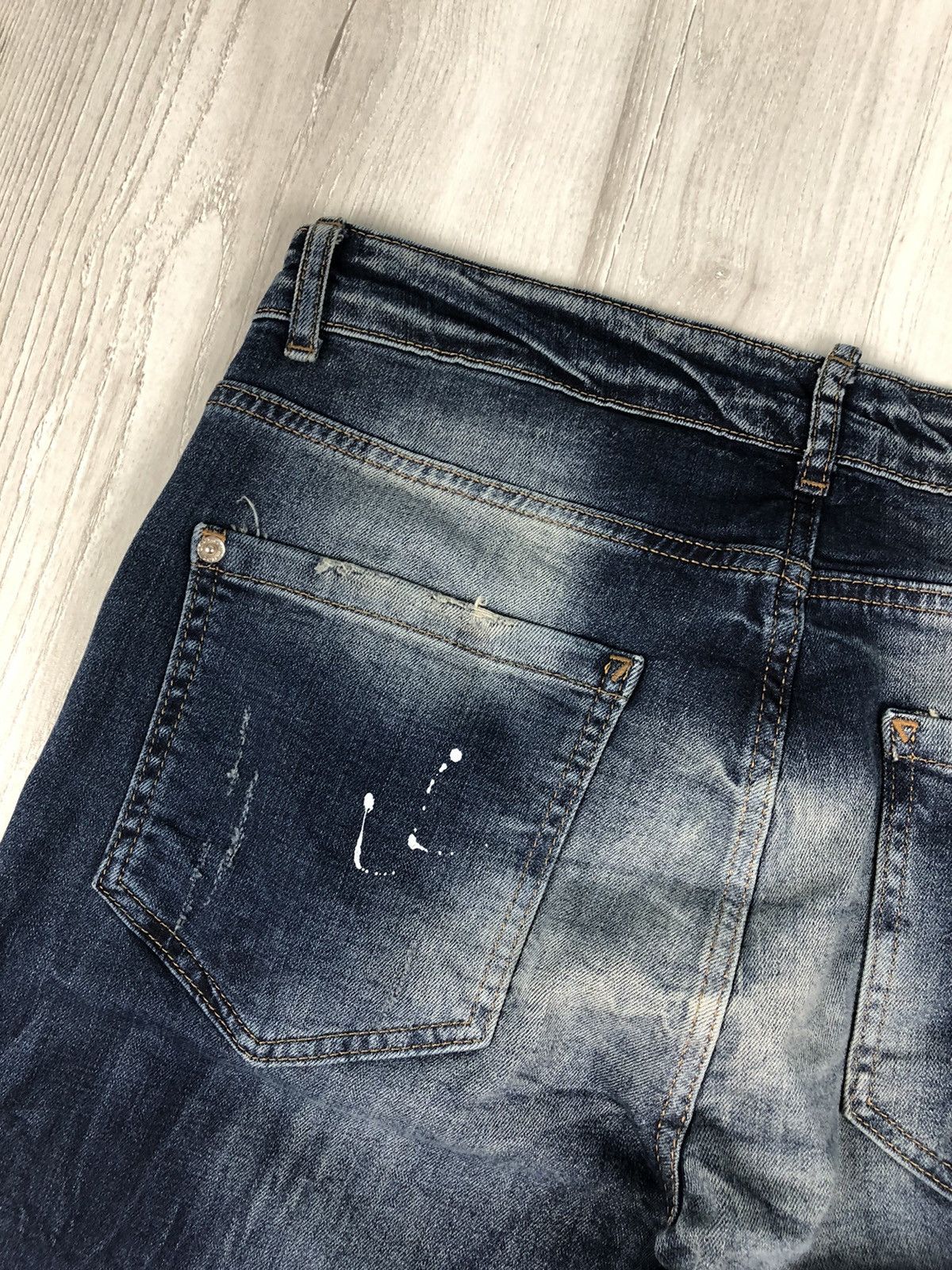 Dsquared2 Dsquared2 Cool Guy Jeans With Patches Painted Mans Pants Size US 34 / EU 50 - 6 Thumbnail