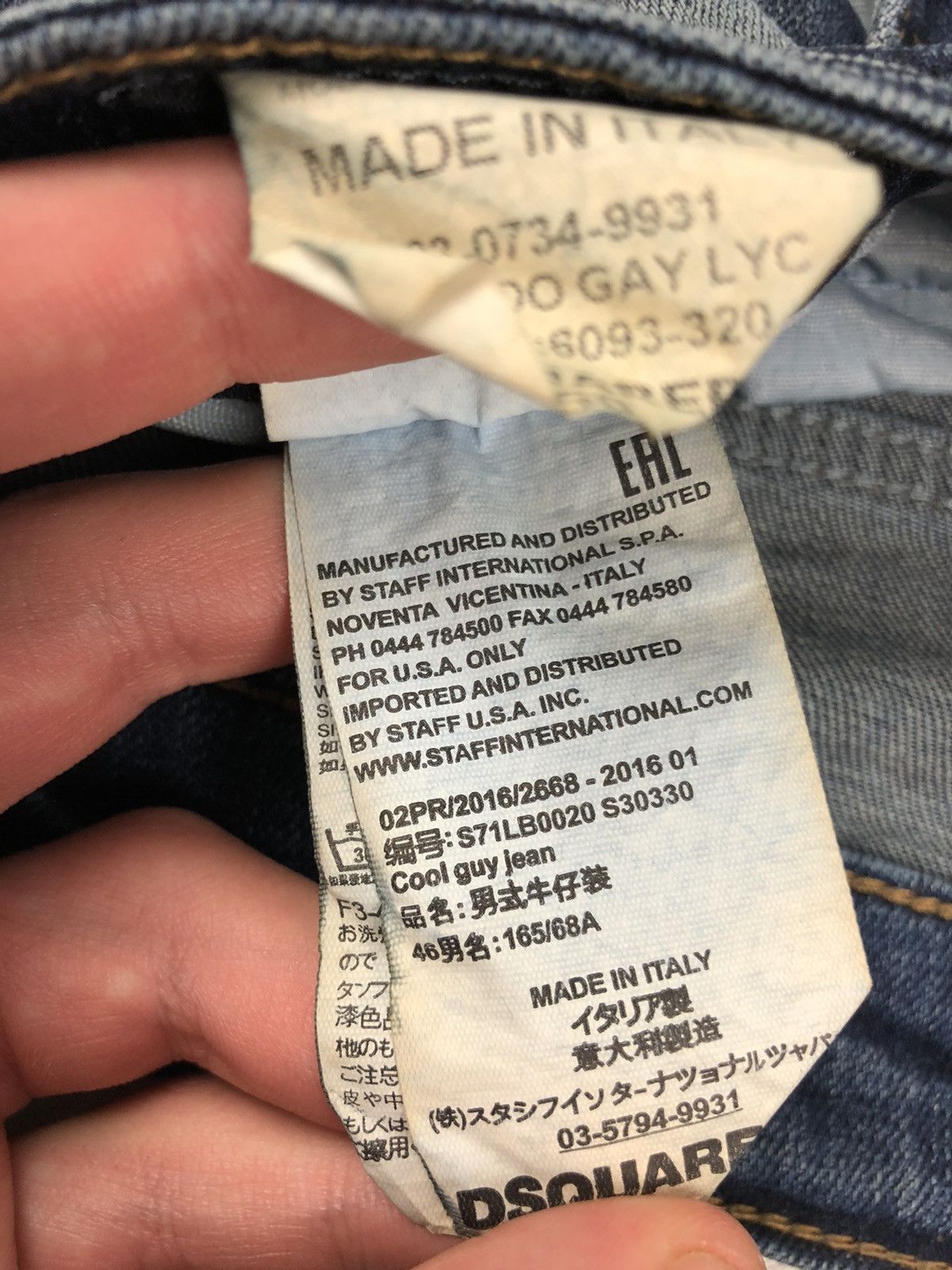 Dsquared2 Dsquared2 Cool Guy Jeans With Patches Painted Mans Pants Size US 34 / EU 50 - 15 Thumbnail