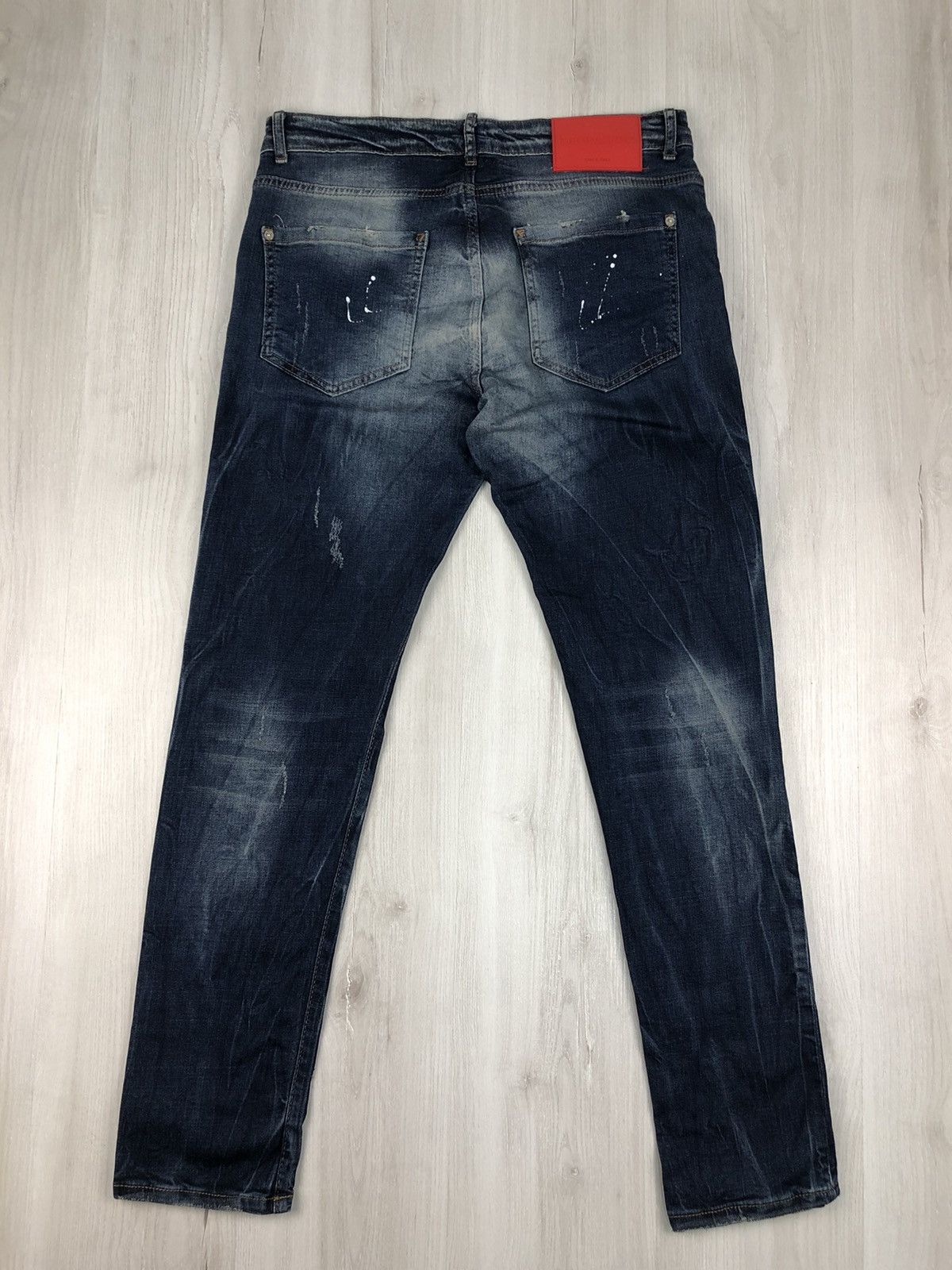 Dsquared2 Dsquared2 Cool Guy Jeans With Patches Painted Mans Pants Size US 34 / EU 50 - 2 Thumbnail