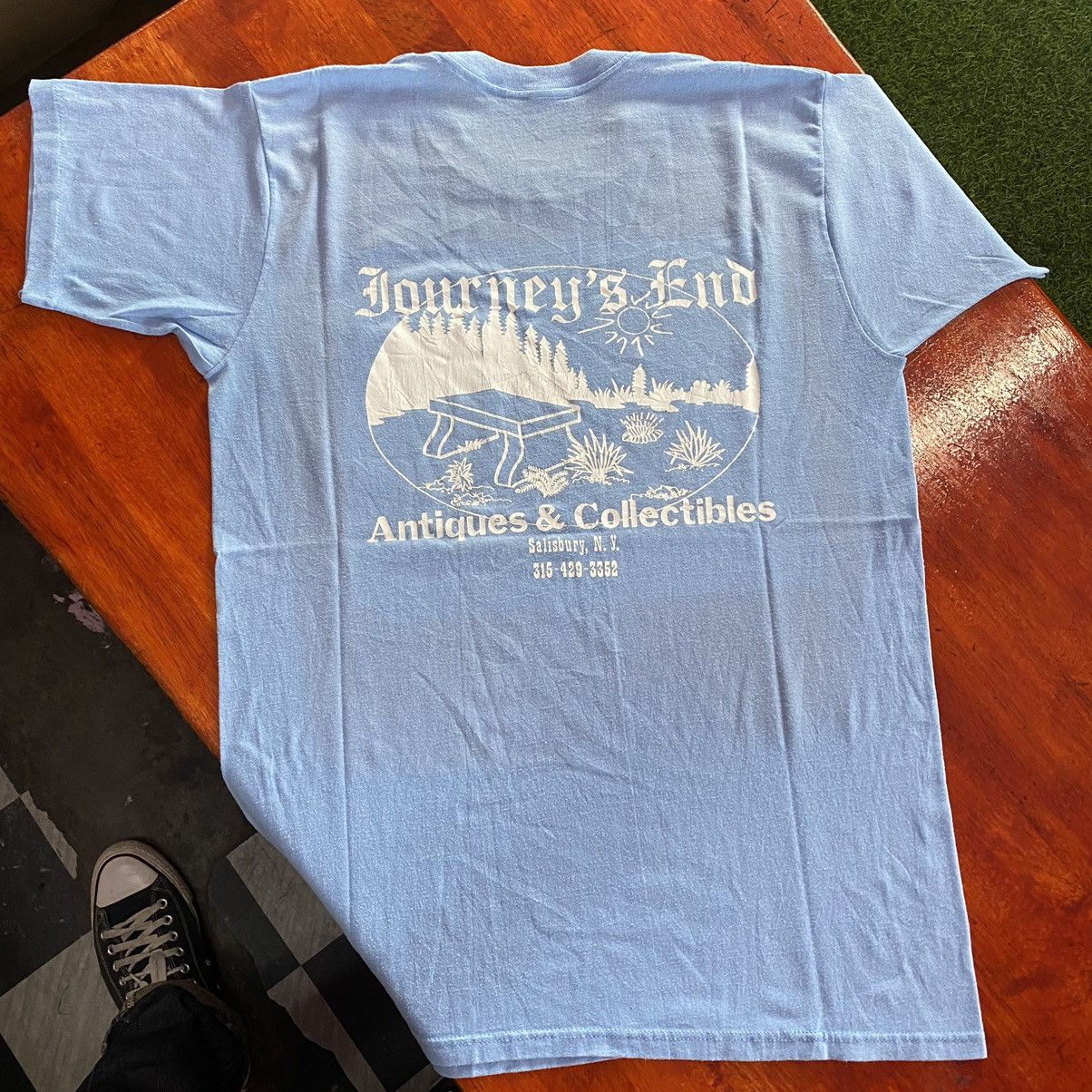 Vintage 1980s Journey’s End antique shop tee Size US M / EU 48-50 / 2 - 2 Thumbnail