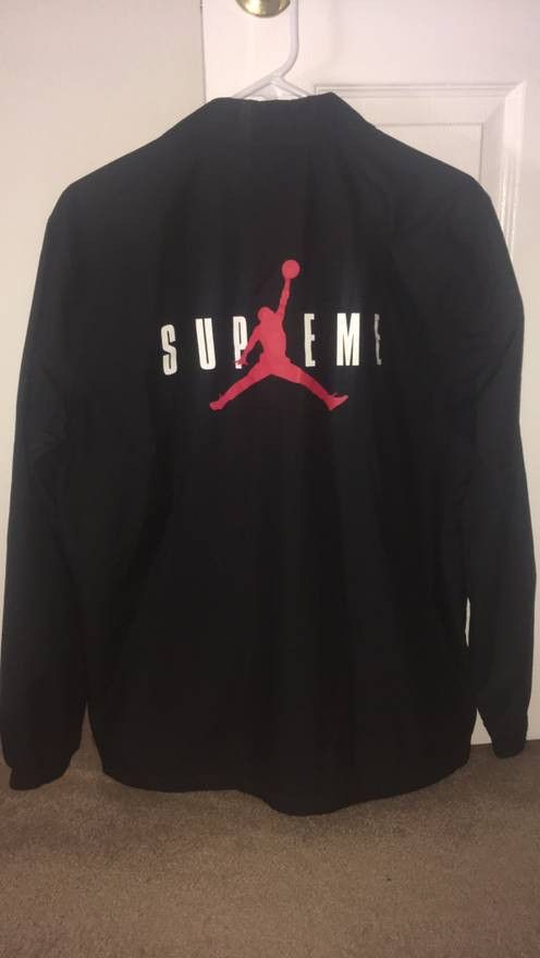 Supreme Jordan Coaches Jacket Grailed