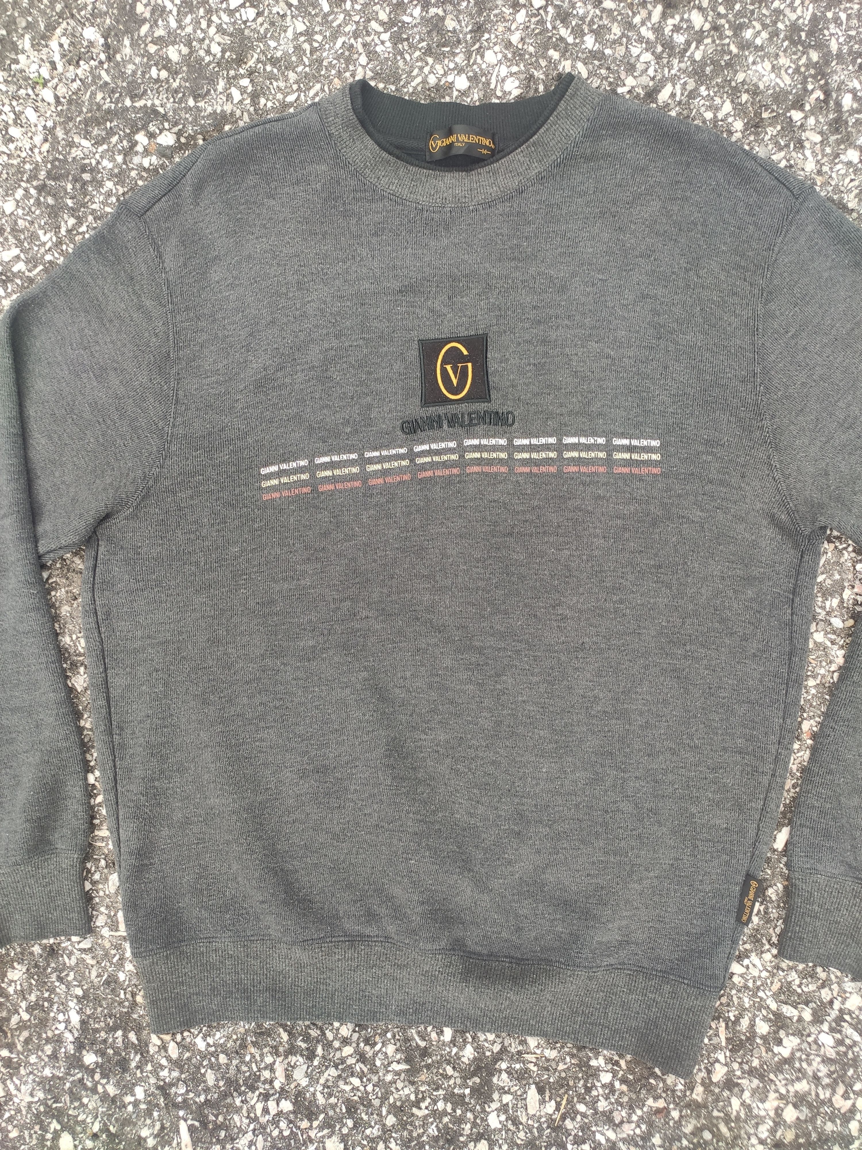 Gianni Valentino × Valentino GIANNI VALENTINO Embroidery Center Printed Sweatshirt Size US M / EU 48-50 / 2 - 2 Thumbnail