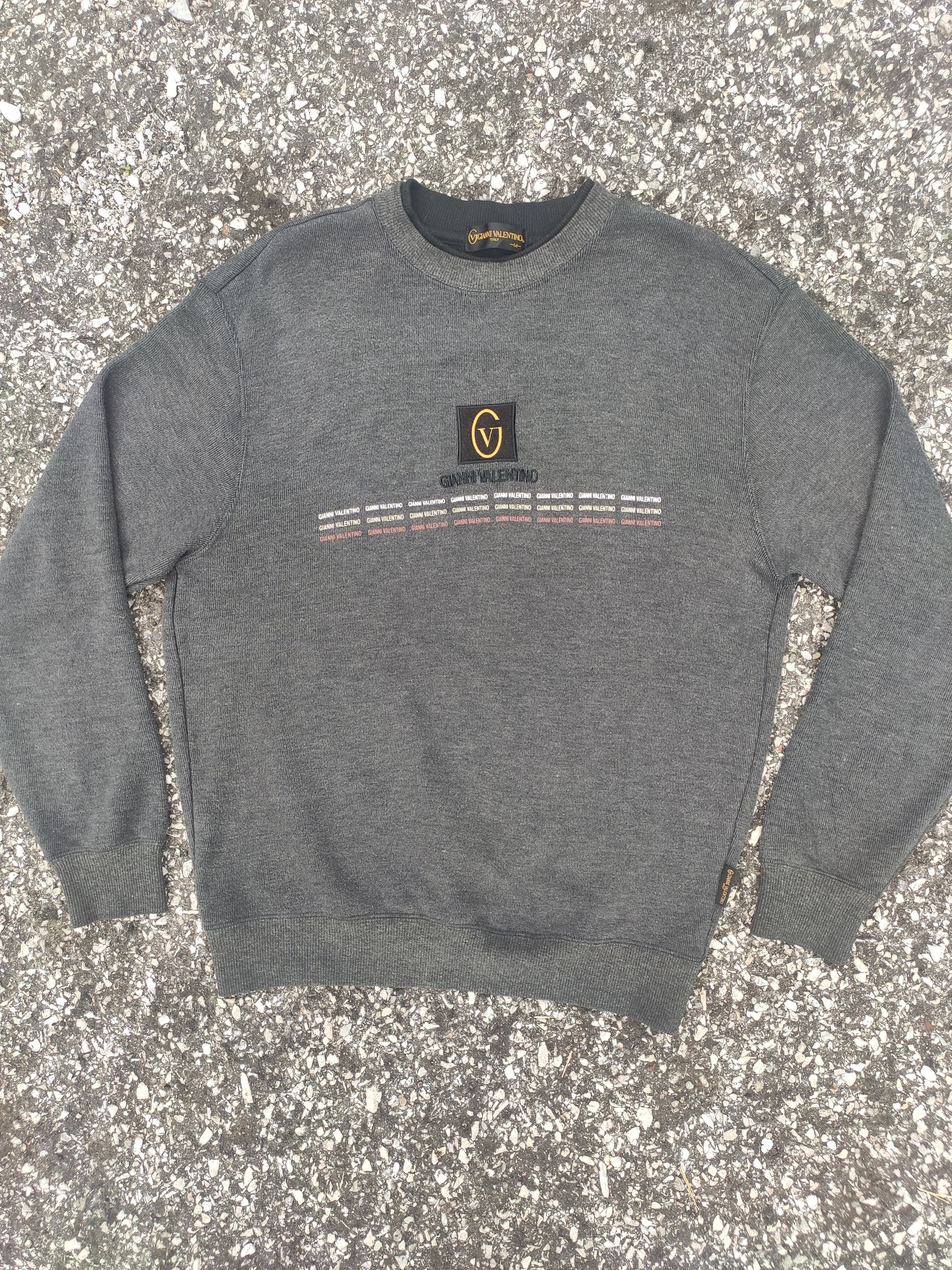 Gianni Valentino × Valentino GIANNI VALENTINO Embroidery Center Printed Sweatshirt Size US M / EU 48-50 / 2 - 1 Thumbnail