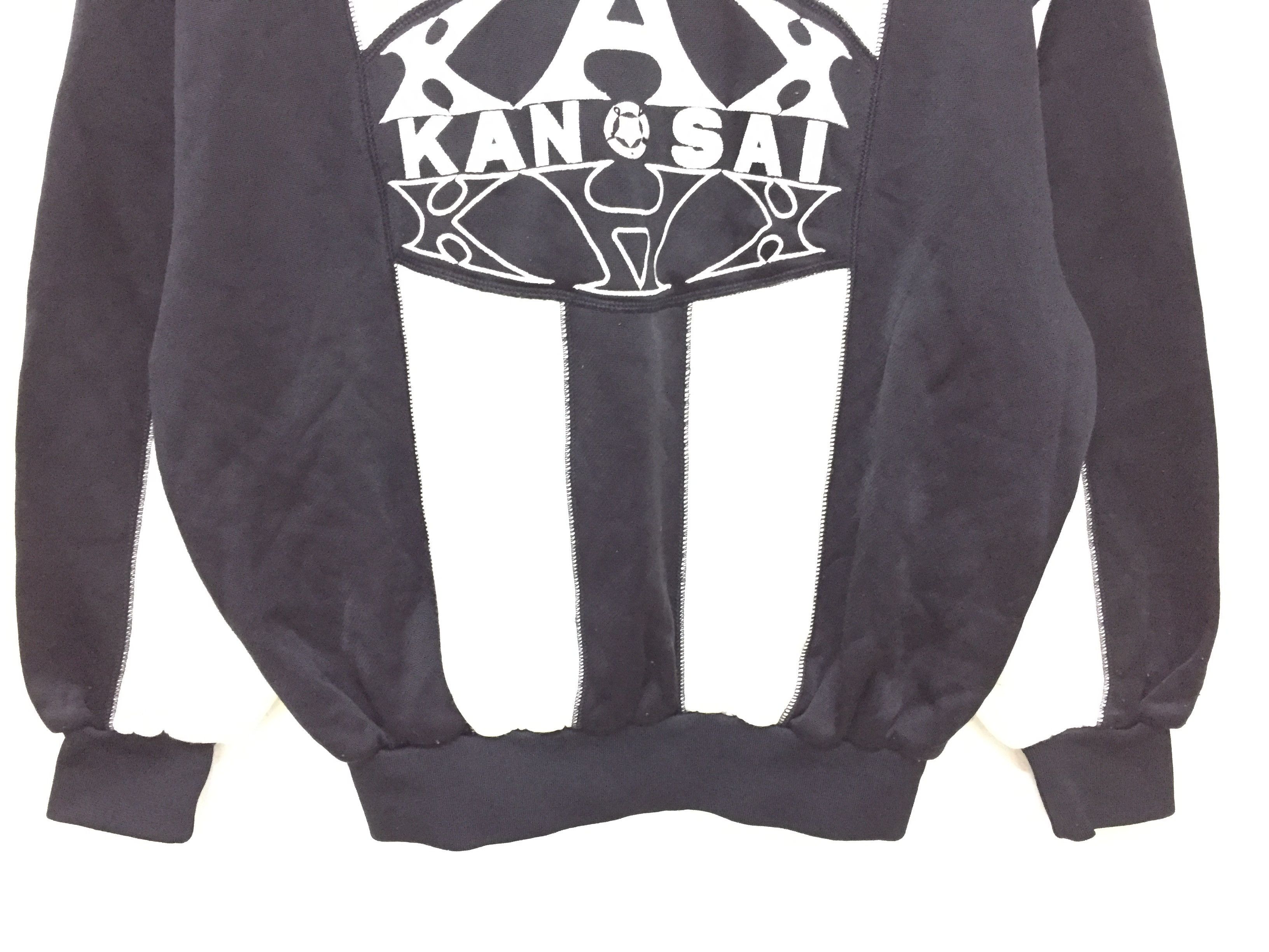 Kansai Yamamoto 80's KANSAI 02 Big Stripe Sweatshirt Size US S / EU 44-46 / 1 - 4 Thumbnail