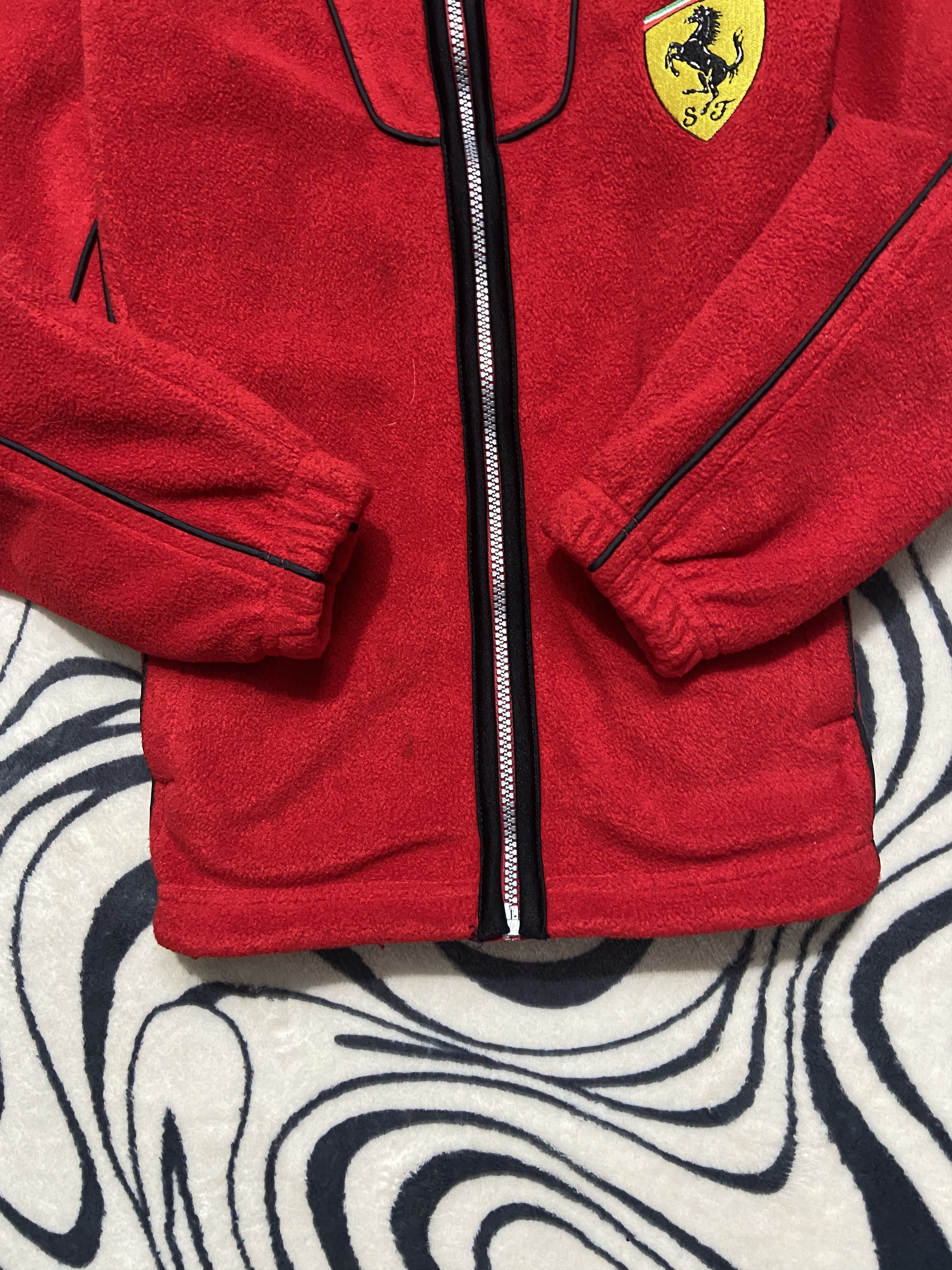 Ferrari Ferrari Vintage Racing Womens Jacket Fleece F1 Size S / US 4 / IT 40 - 3 Thumbnail