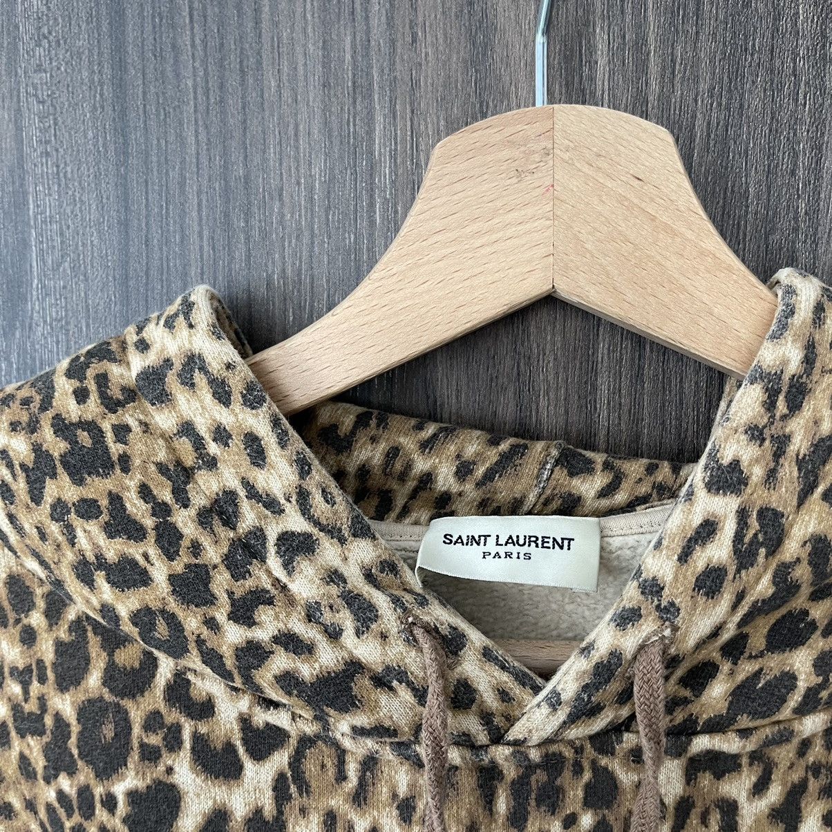Yves Saint Laurent Saint Laurent Leopard Print Hoodie Size US M / EU 48-50 / 2 - 3 Thumbnail