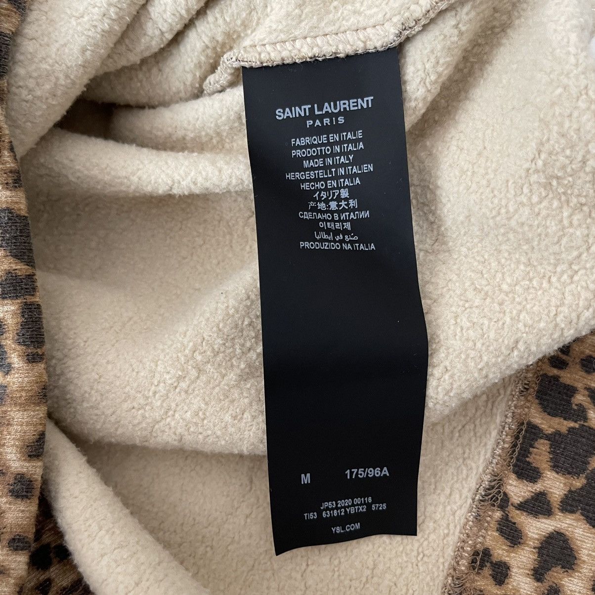 Yves Saint Laurent Saint Laurent Leopard Print Hoodie Size US M / EU 48-50 / 2 - 5 Thumbnail