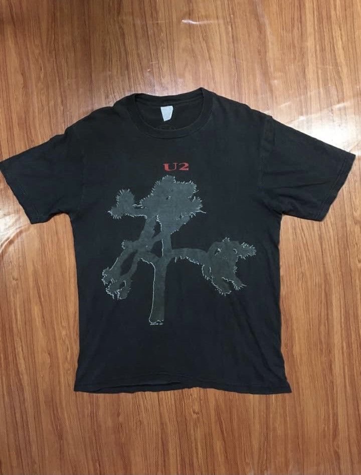 VINTAGE 80s 1987 U2 THE JOSHUA TREE EUROPE SUMMER TOUR SHIRT