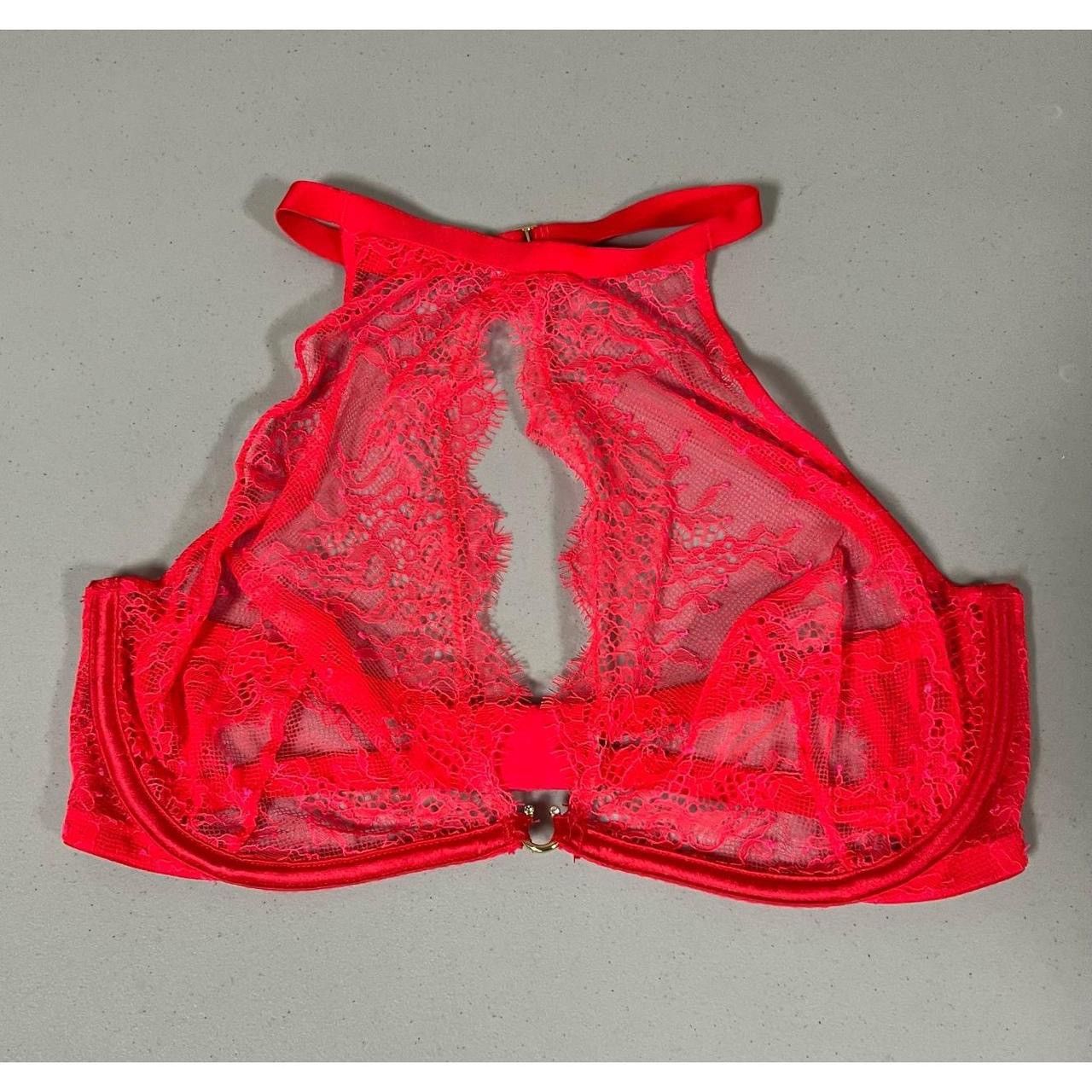 Victoria’s Secret Lace Halter Bra Bralette Lingerie Size S 🌹