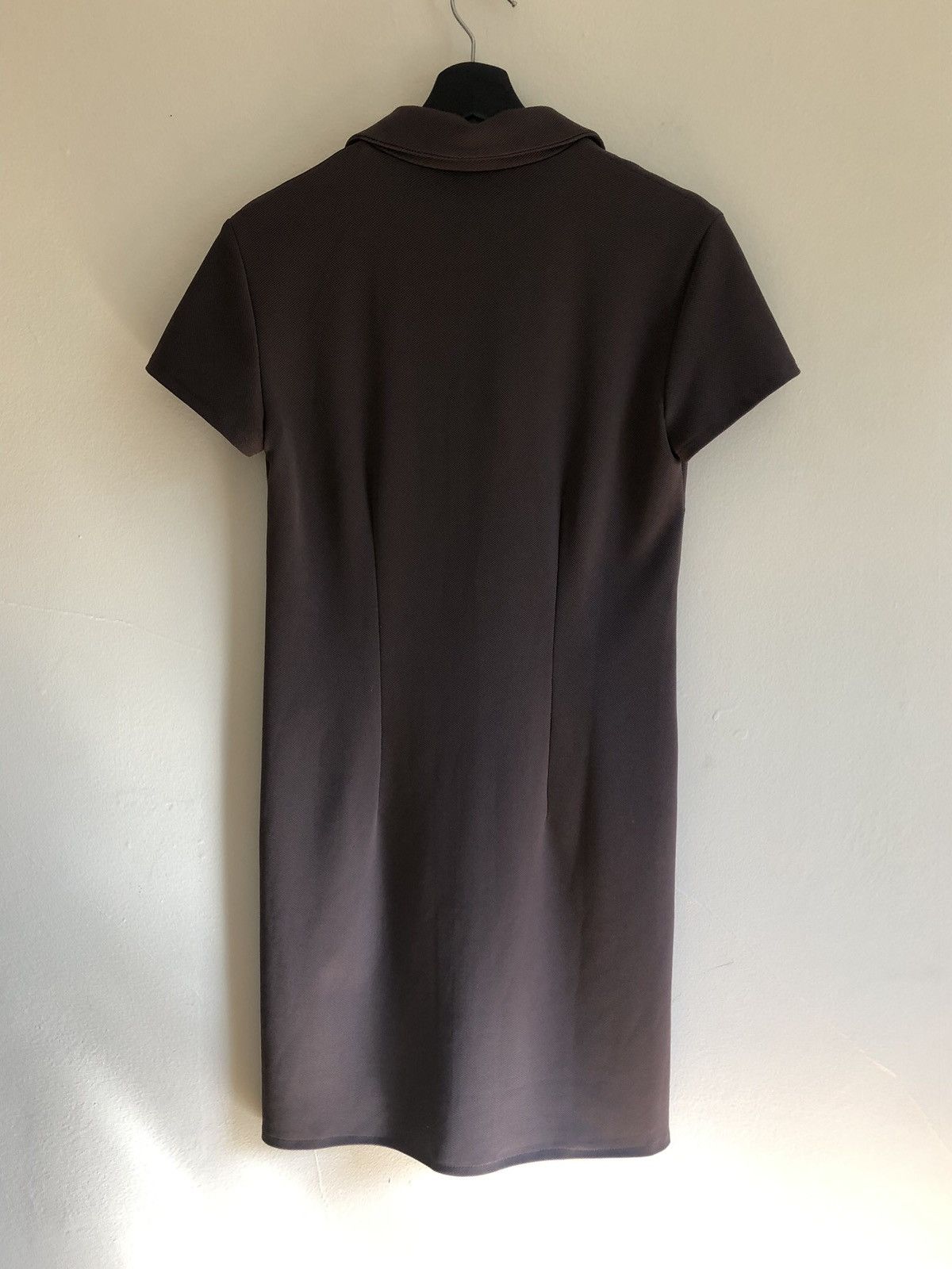 Alexander McQueen 90s Collared Purple/Brown Dress Size M / US 6-8 / IT 42-44 - 2 Thumbnail